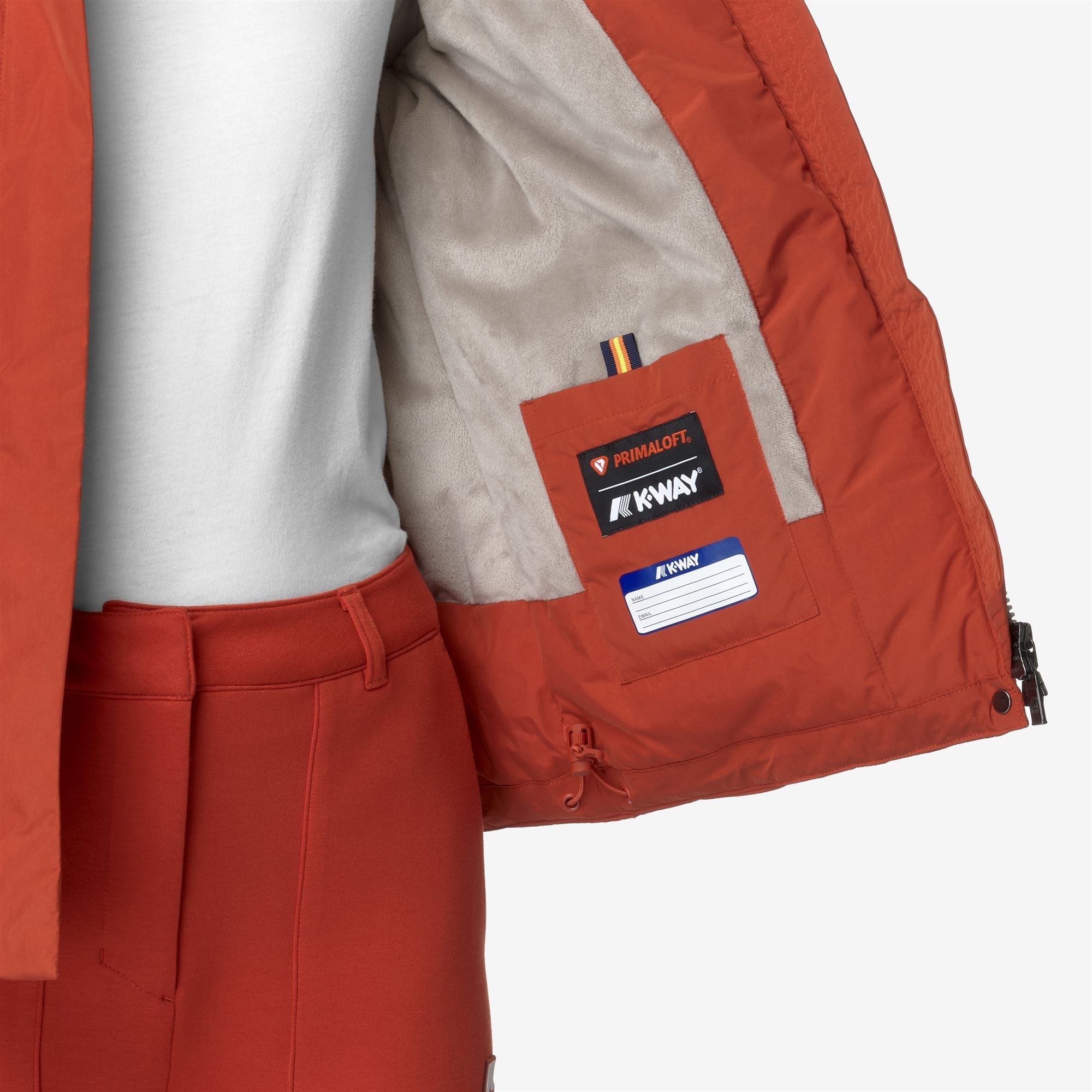LIL SOFT TOUCH MARMOTTA - Jackets - Short - Woman - RED P-GREY B