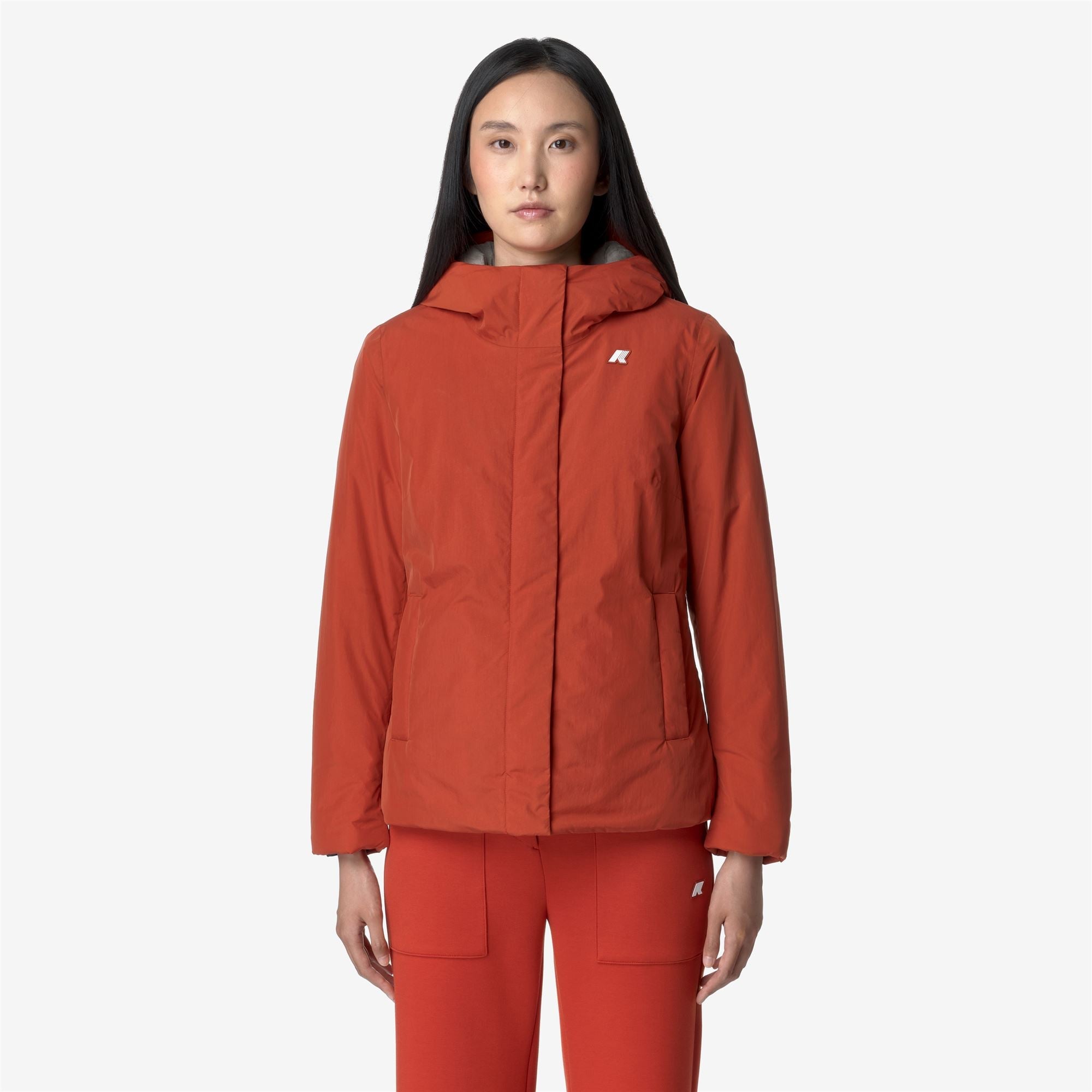 LIL SOFT TOUCH MARMOTTA - Jackets - Short - Woman - RED P-GREY B