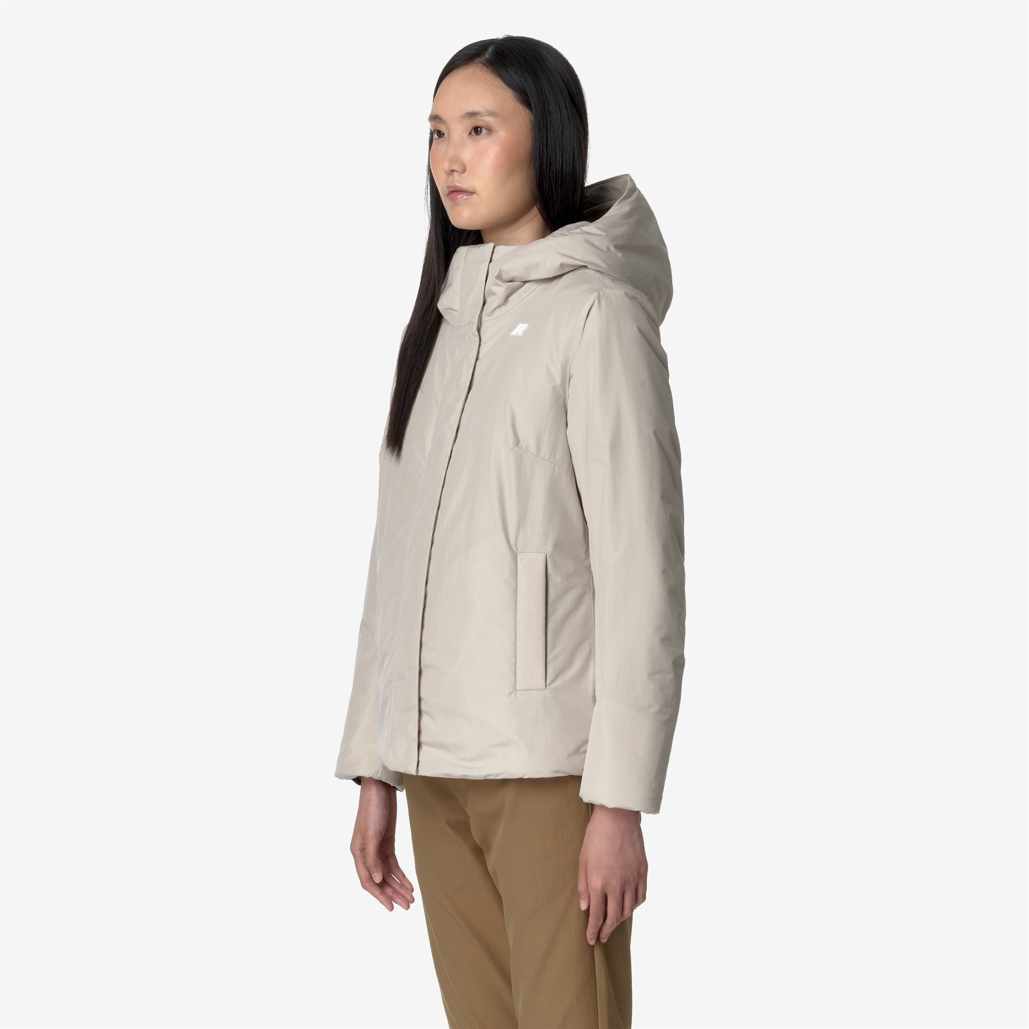 LIL SOFT TOUCH MARMOTTA - Jackets - Short - Woman - BEIGE G-GREY B