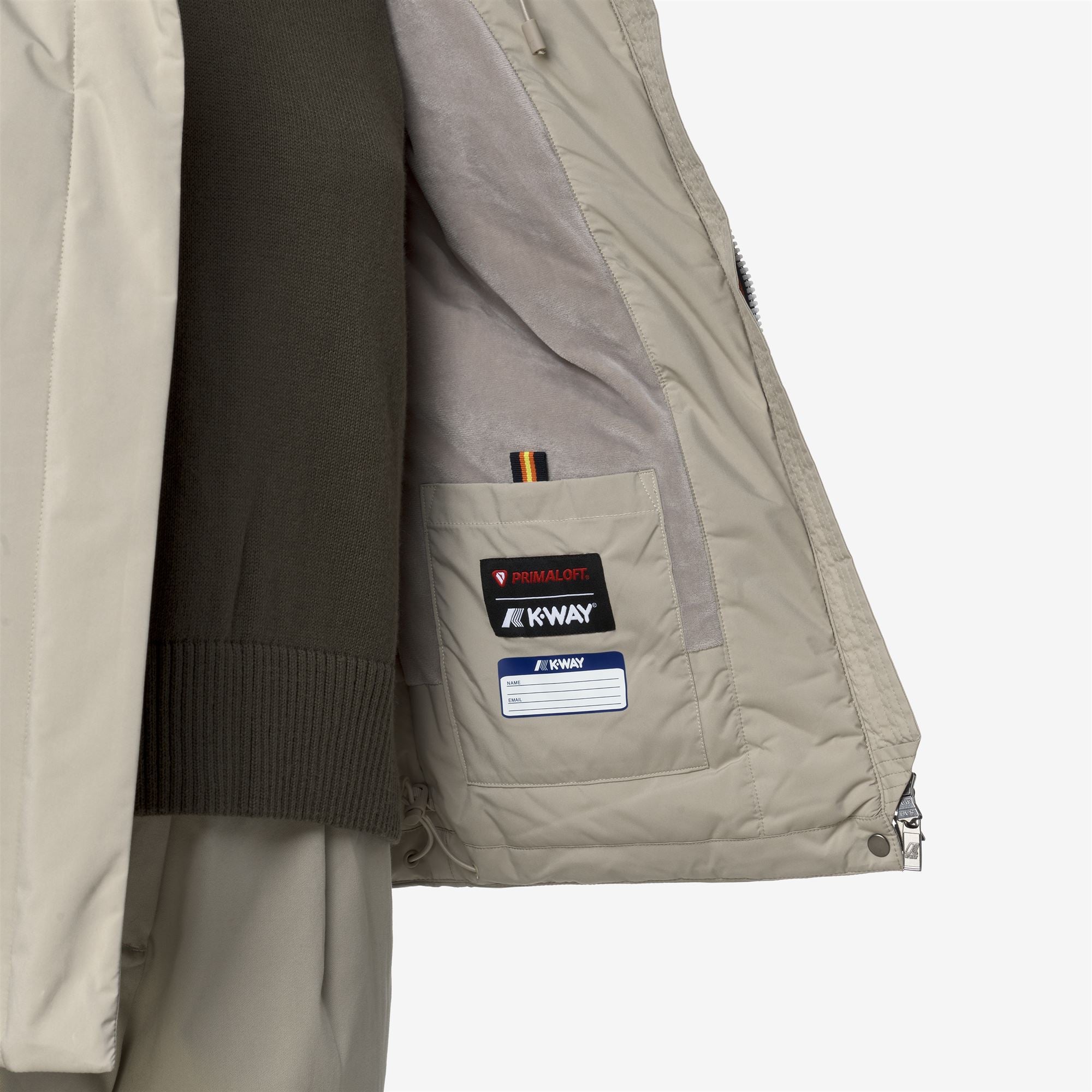 LIL SOFT TOUCH MARMOTTA - Jackets - Short - Woman - BEIGE CASHMERE-GREY GOAT