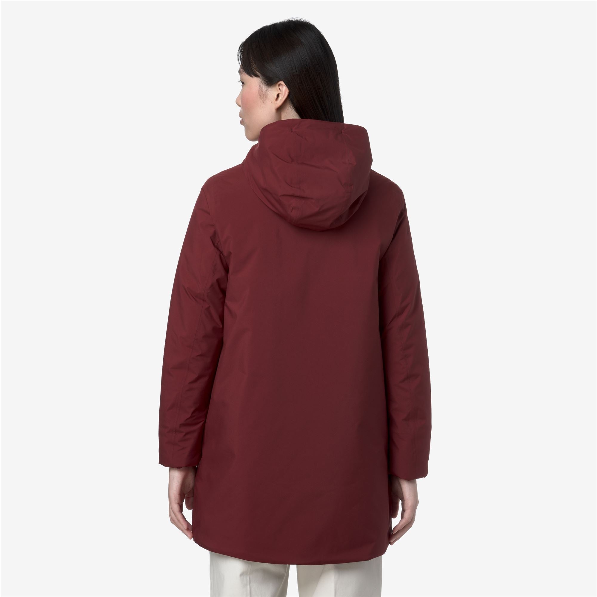 SOPHIE SOFT TOUCH MARMOTTA - Jackets - Mid - Woman - RED SYRAH-GREY GOAT