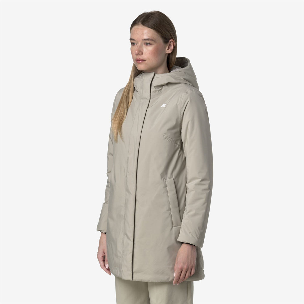 SOPHIE SOFT TOUCH MARMOTTA - Jackets - Mid - Woman - BEIGE CASHMERE-GREY GOAT