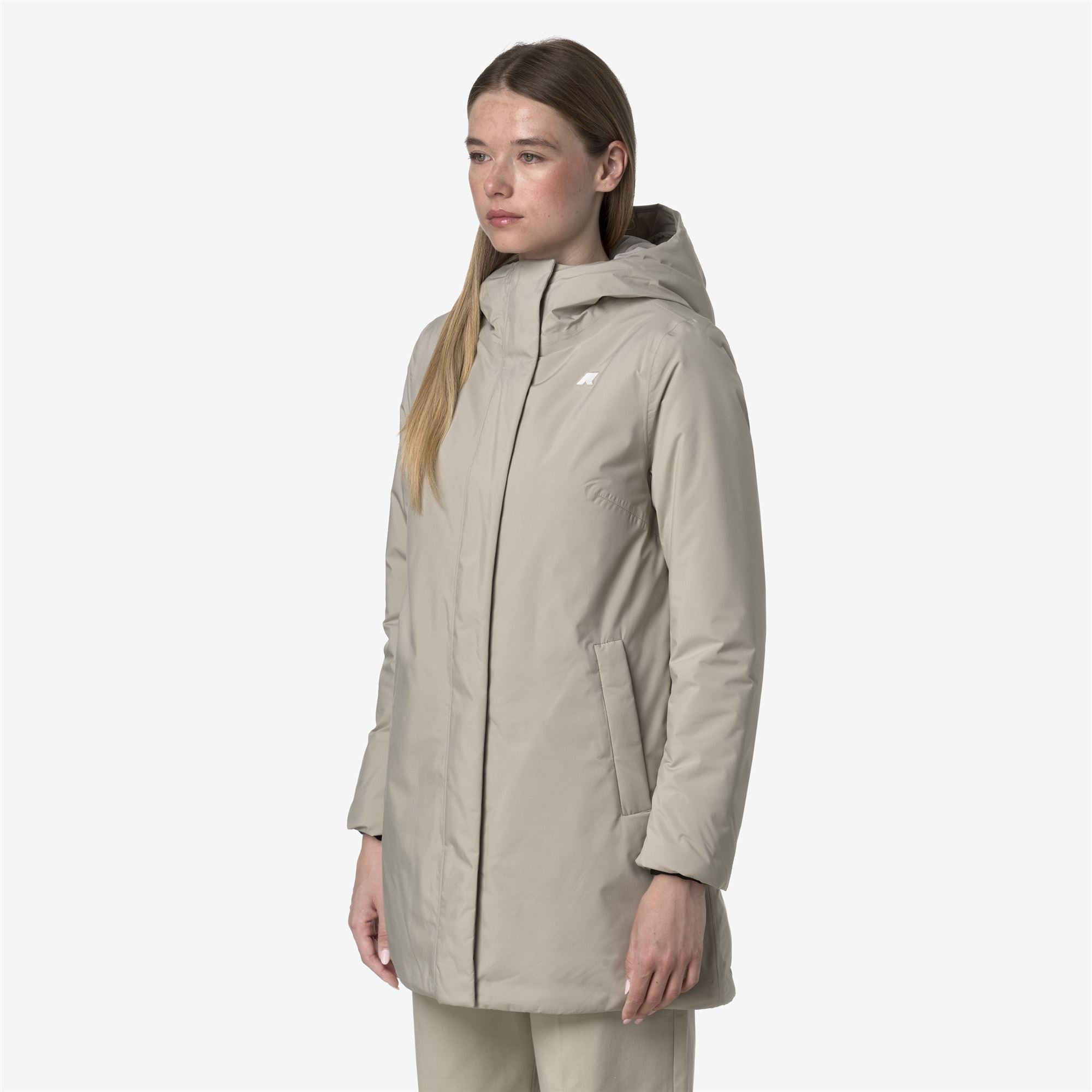 SOPHIE SOFT TOUCH MARMOTTA - Jackets - Mid - Woman - BEIGE CASHMERE-GREY GOAT