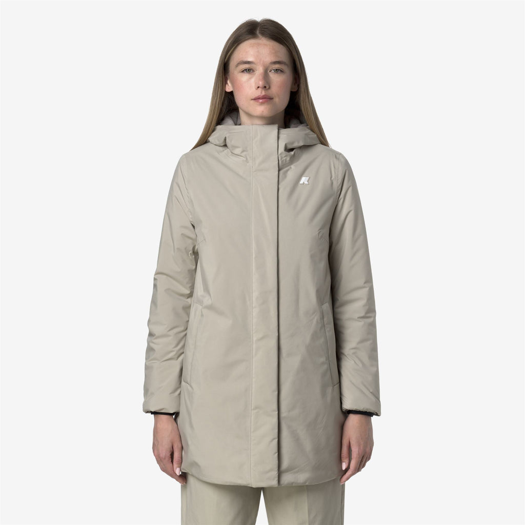 SOPHIE SOFT TOUCH MARMOTTA - Jackets - Mid - Woman - BEIGE CASHMERE-GREY GOAT
