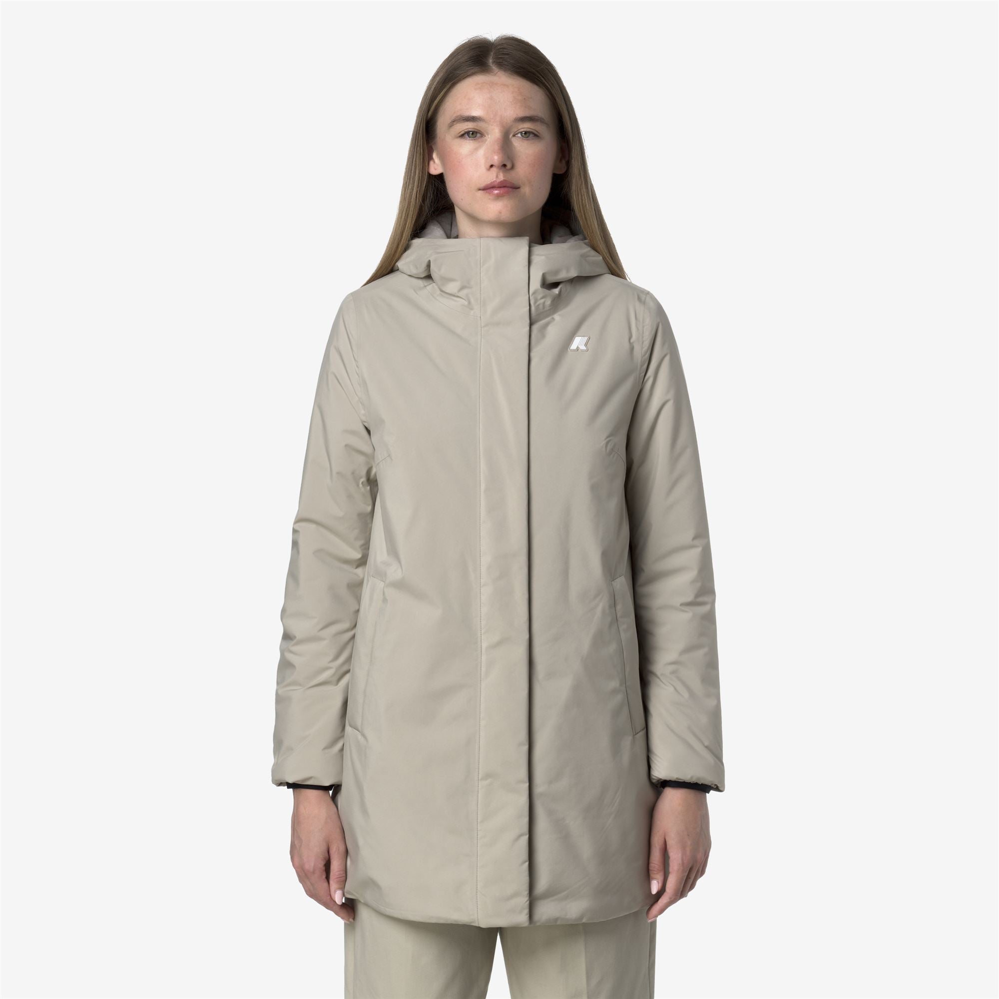 SOPHIE SOFT TOUCH MARMOTTA - Jackets - Mid - Woman - BEIGE CASHMERE-GREY GOAT