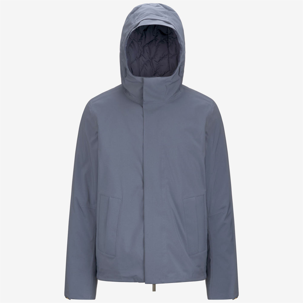 JACKEN BONDED PADDED - Jackets - Short - Man - GREY BLUE AVIO