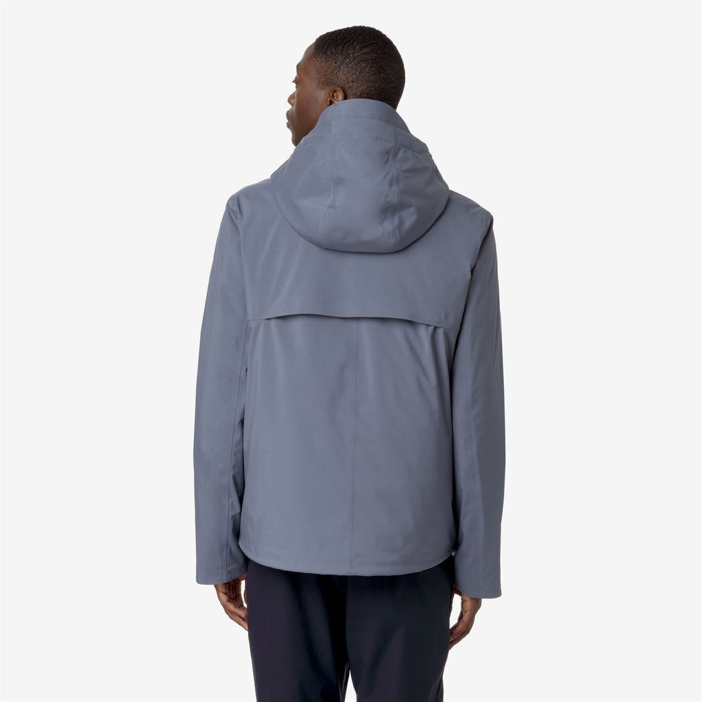 JACKEN BONDED PADDED - Jackets - Short - Man - GREY BLUE AVIO