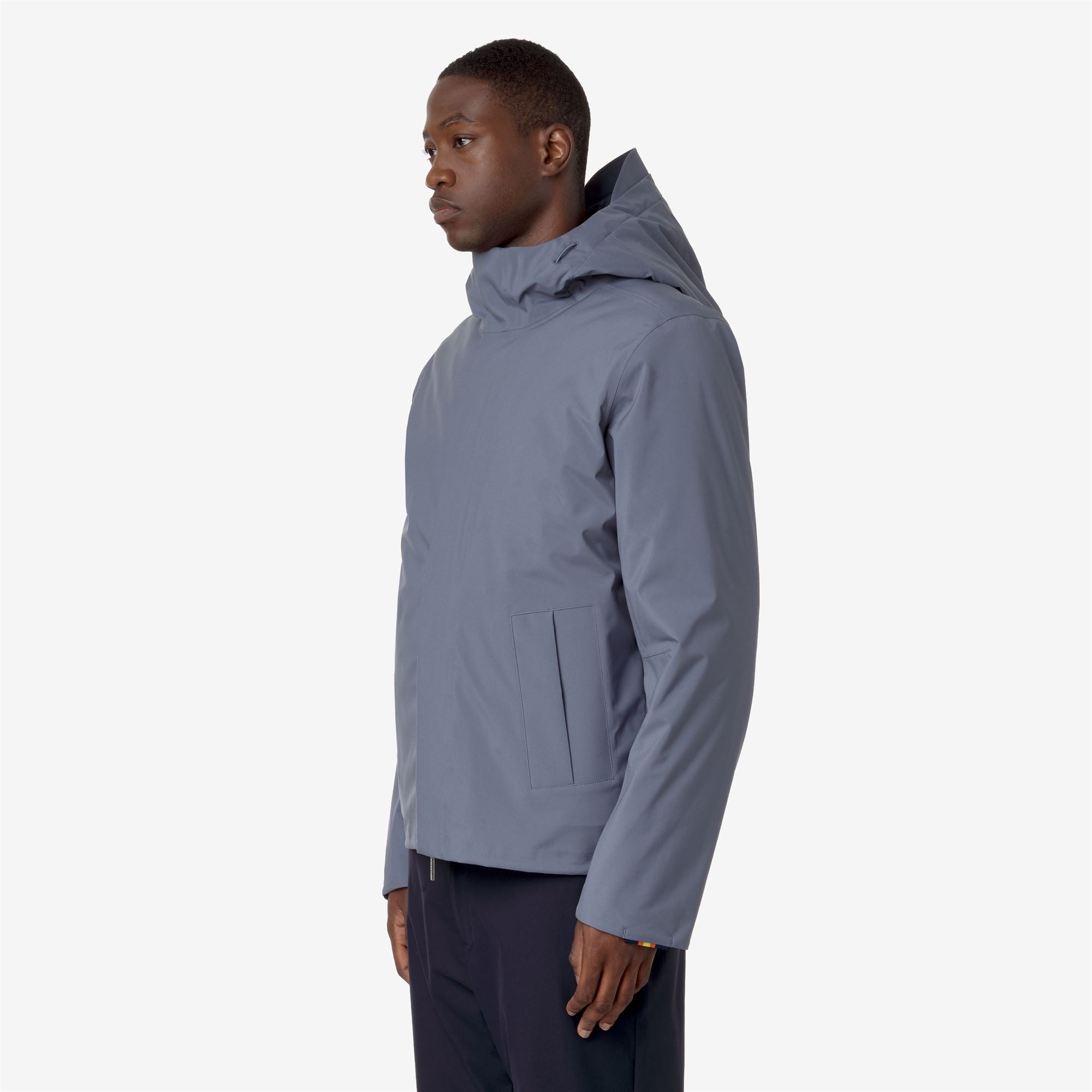 JACKEN BONDED PADDED - Jackets - Short - Man - GREY BLUE AVIO
