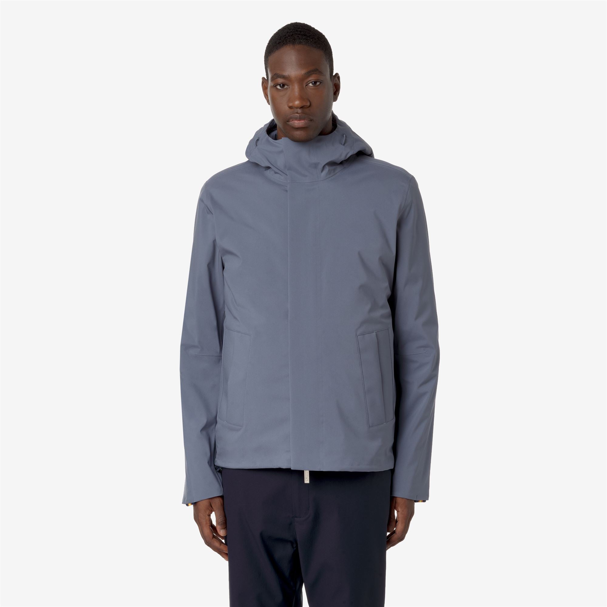 JACKEN BONDED PADDED - Jackets - Short - Man - GREY BLUE AVIO