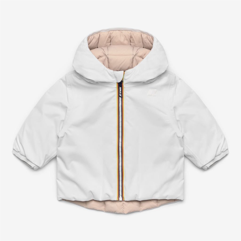 E. JACK ST THERMO REVERSIBLE - Jackets - Short - Kid unisex - WHITE G-PINK T