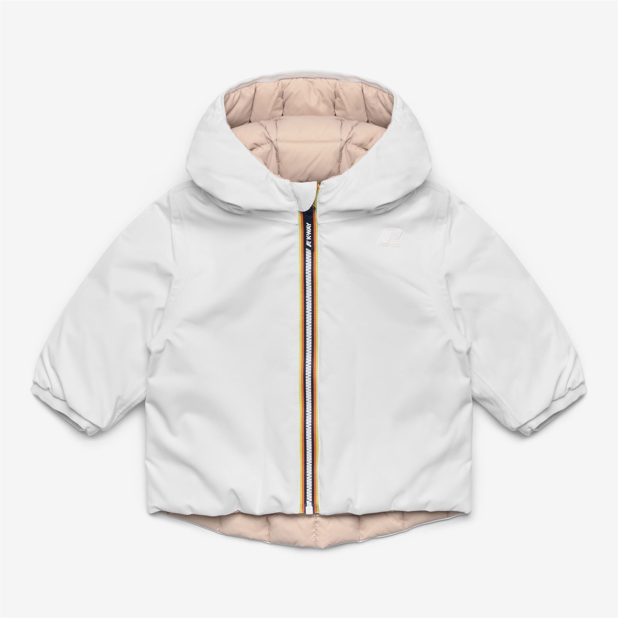 E. JACK ST THERMO REVERSIBLE - Jackets - Short - Kid unisex - WHITE G-PINK T