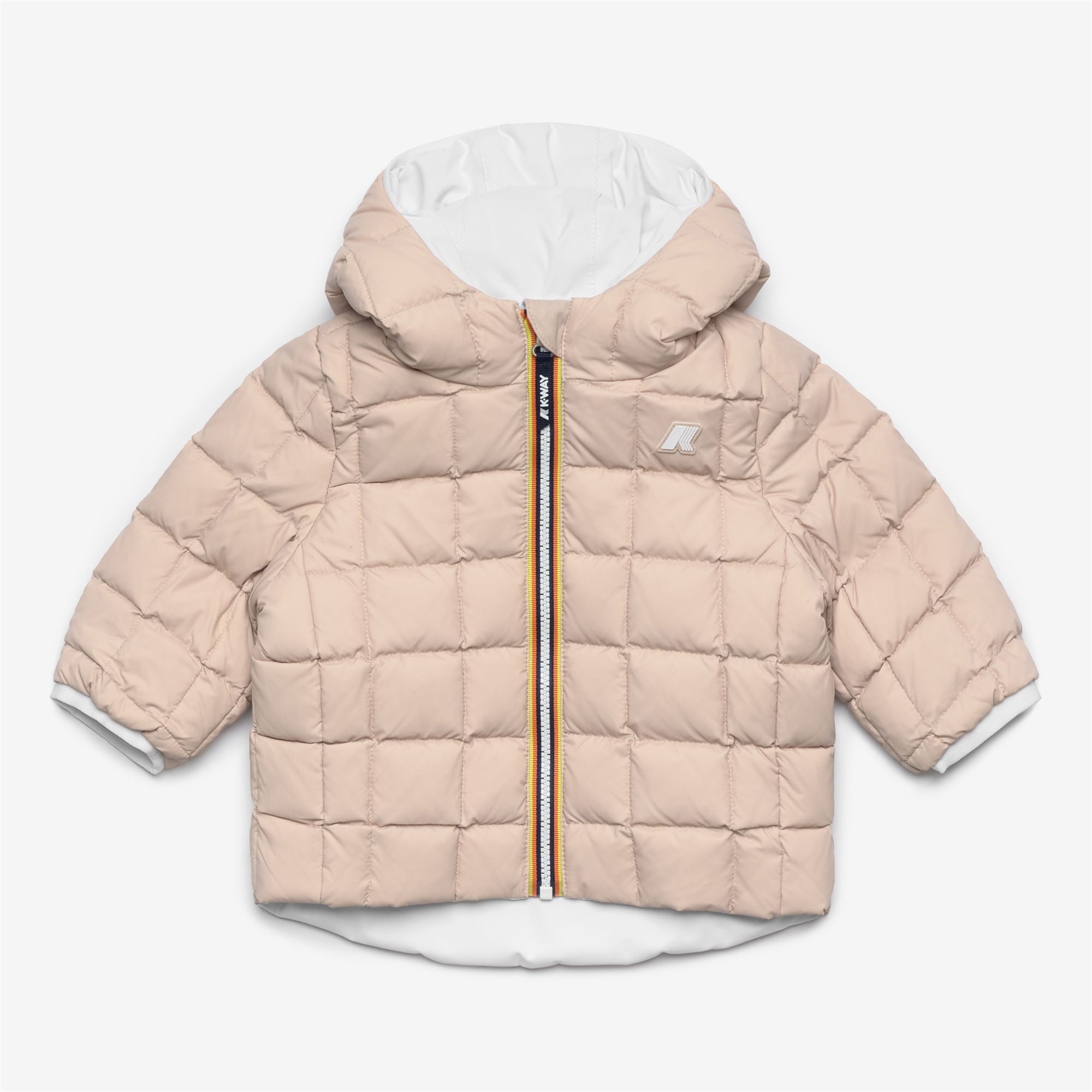 E. JACK ST THERMO REVERSIBLE - Jackets - Short - Kid unisex - WHITE G-PINK T