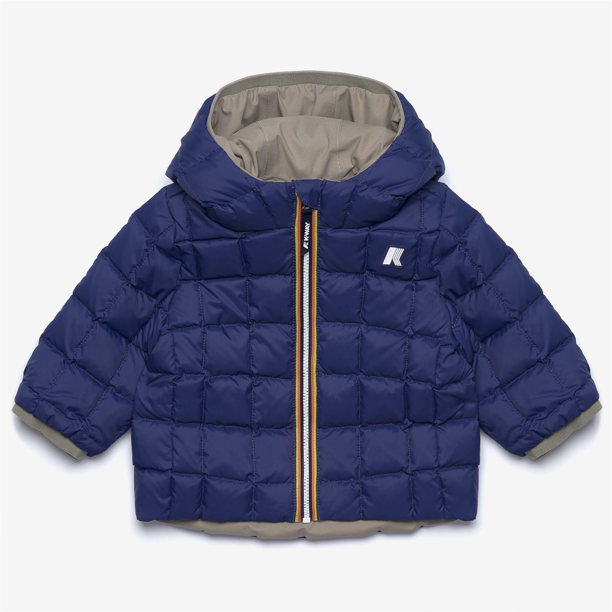 E. JACK ST THERMO REVERSIBLE - Jackets - Short - Kid unisex - GREEN OAK-BLUE DEEP COBALT