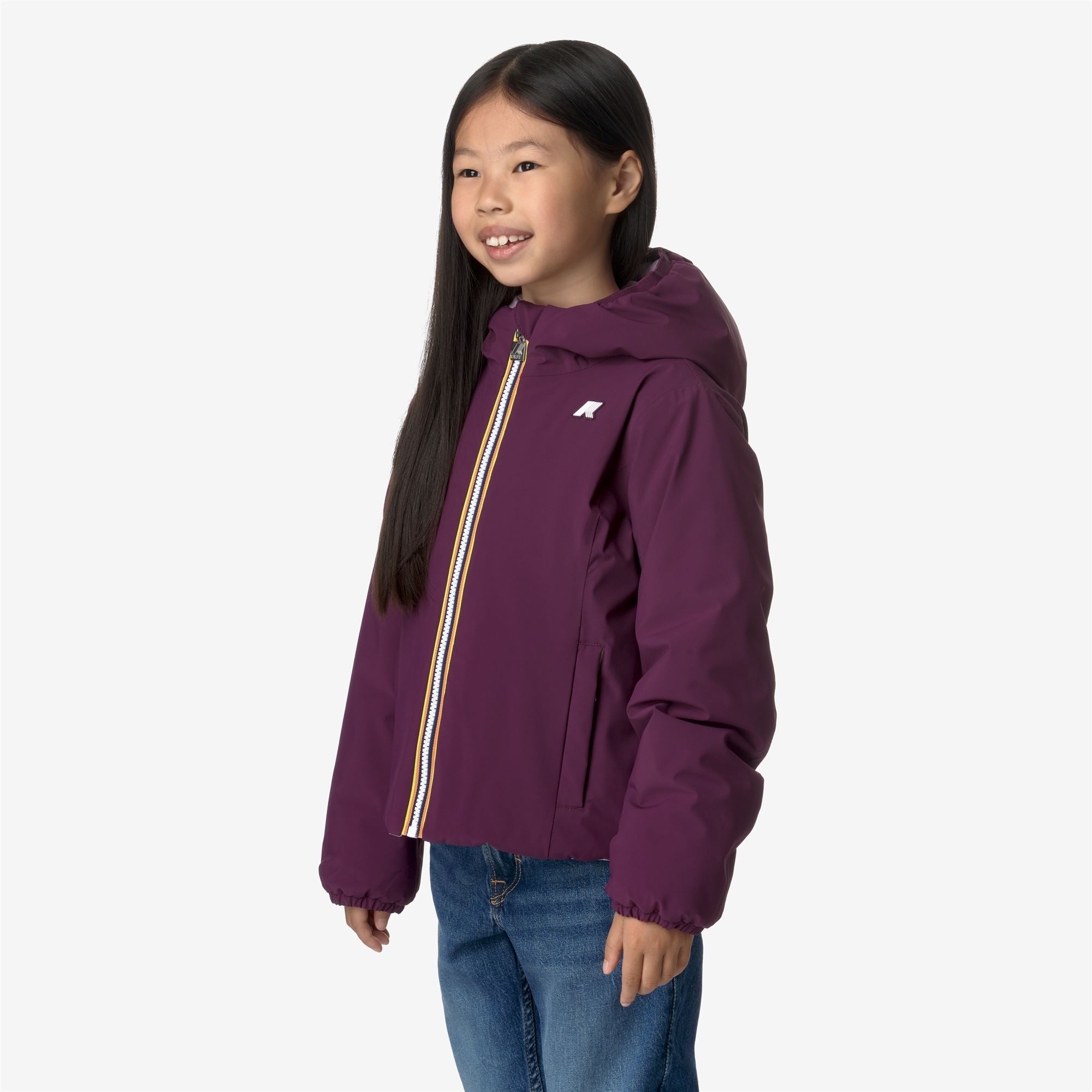 P. LILY ST WARM REVERSIBLE - Jackets - Short - Girl - VIOLET DK PURPLE-VIOLET LT LILAC