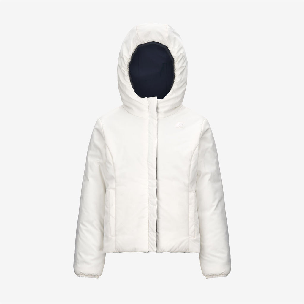 P. LILY ST WARM REVERSIBLE - Jackets - Short - Girl - BLUE DEPTH-WHITE GARDENIA