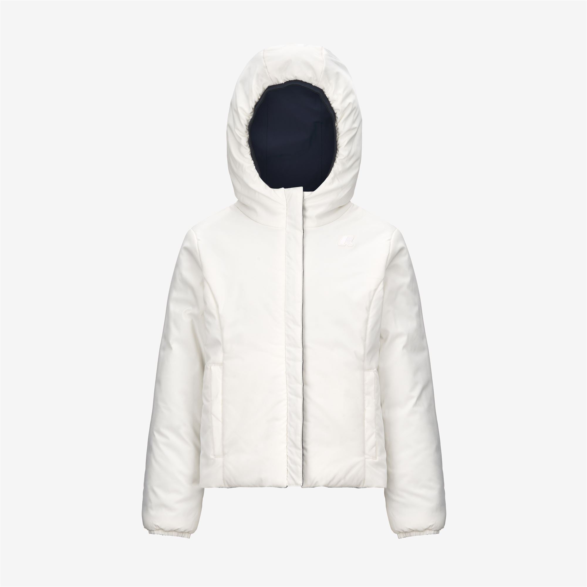 P. LILY ST WARM REVERSIBLE - Jackets - Short - Girl - BLUE DEPTH-WHITE GARDENIA