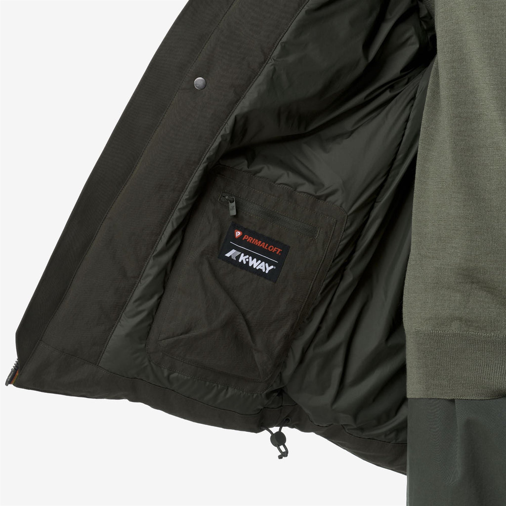 OTTO COTTON FEEL - Jackets - Mid - Man - GREEN BLACKISH COMBO