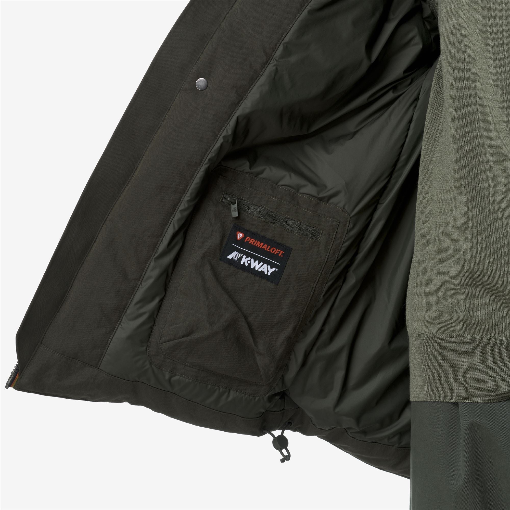 OTTO COTTON FEEL - Jackets - Mid - Man - GREEN BLACKISH COMBO