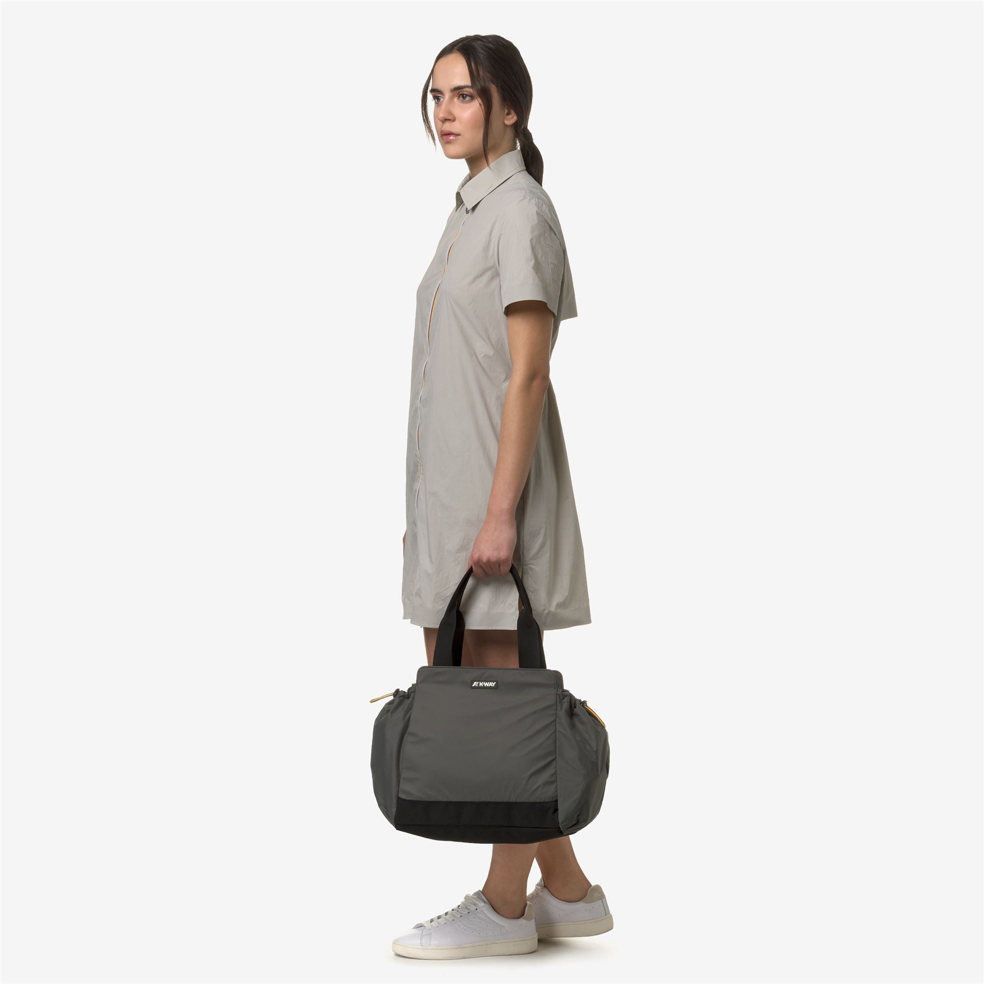 AISY - Bags - TOTE BAG - Woman - GREEN BLACKISH