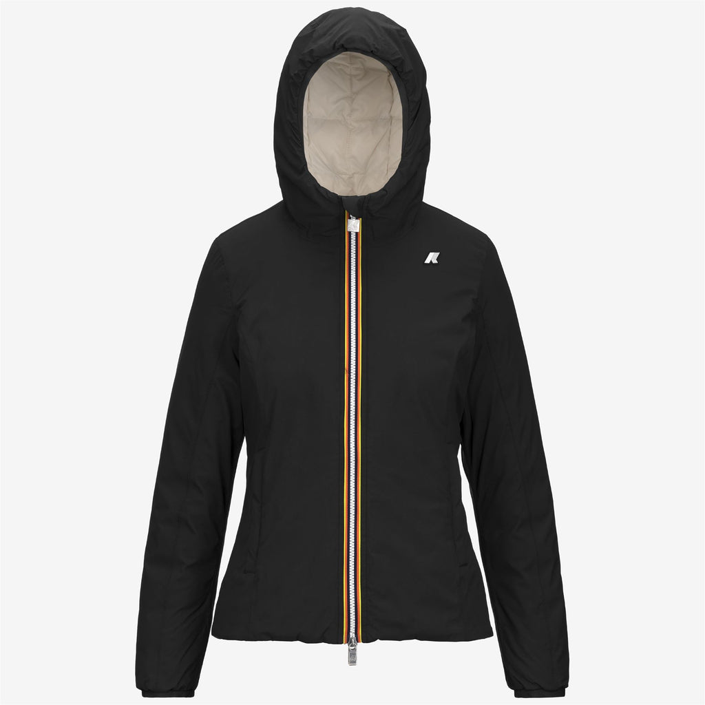 LILY ST THERMO REVERSIBLE - Jackets - Short - Woman - BLACK PURE-WHITE GARDENIA