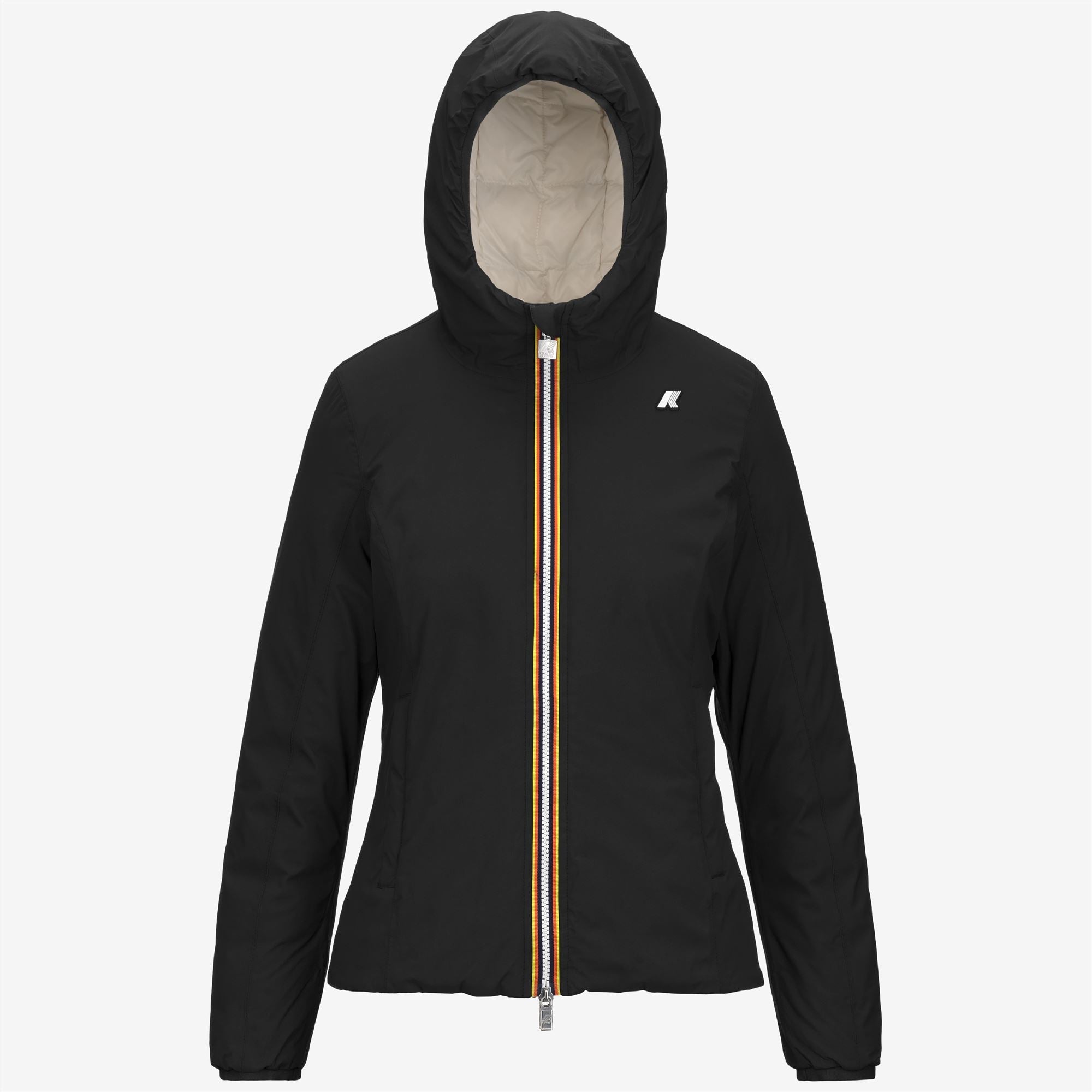 LILY ST THERMO REVERSIBLE - Jackets - Short - Woman - BLACK PURE-WHITE GARDENIA