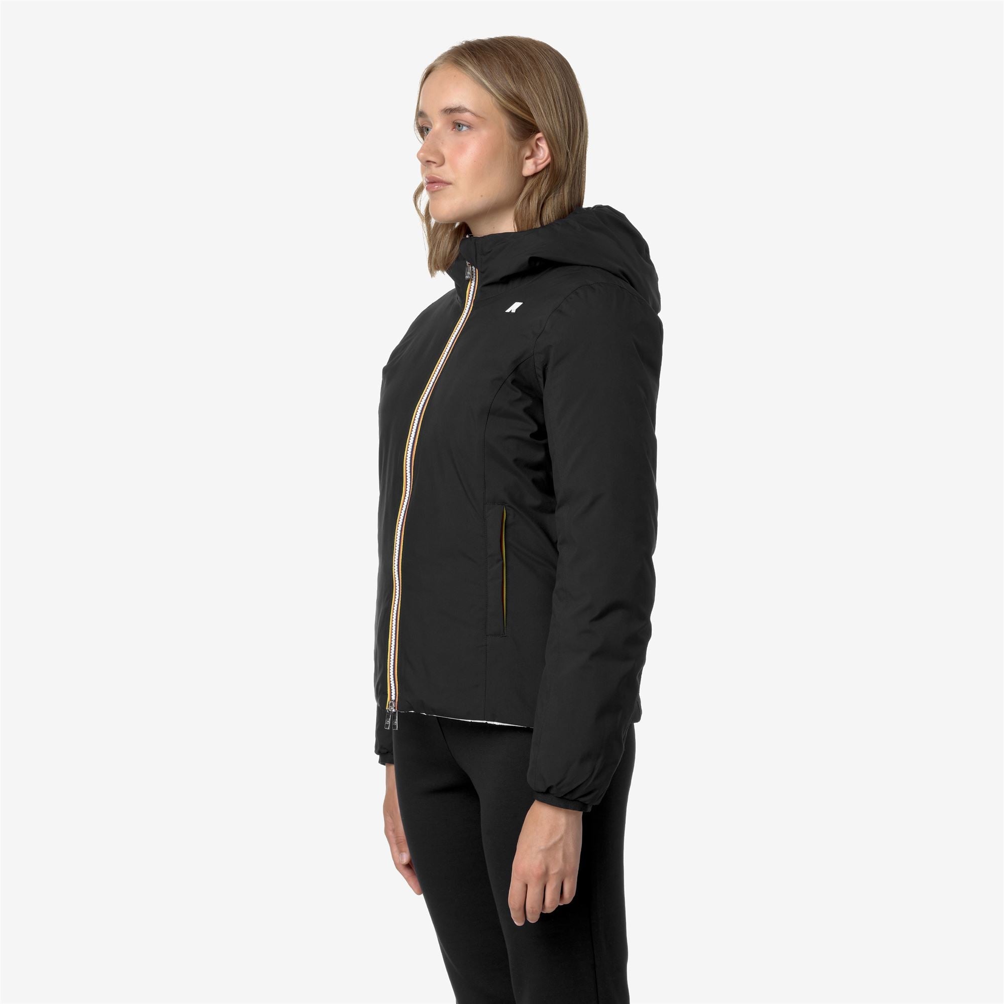 LILY ST THERMO REVERSIBLE - Jackets - Short - Woman - BLACK PURE-WHITE GARDENIA