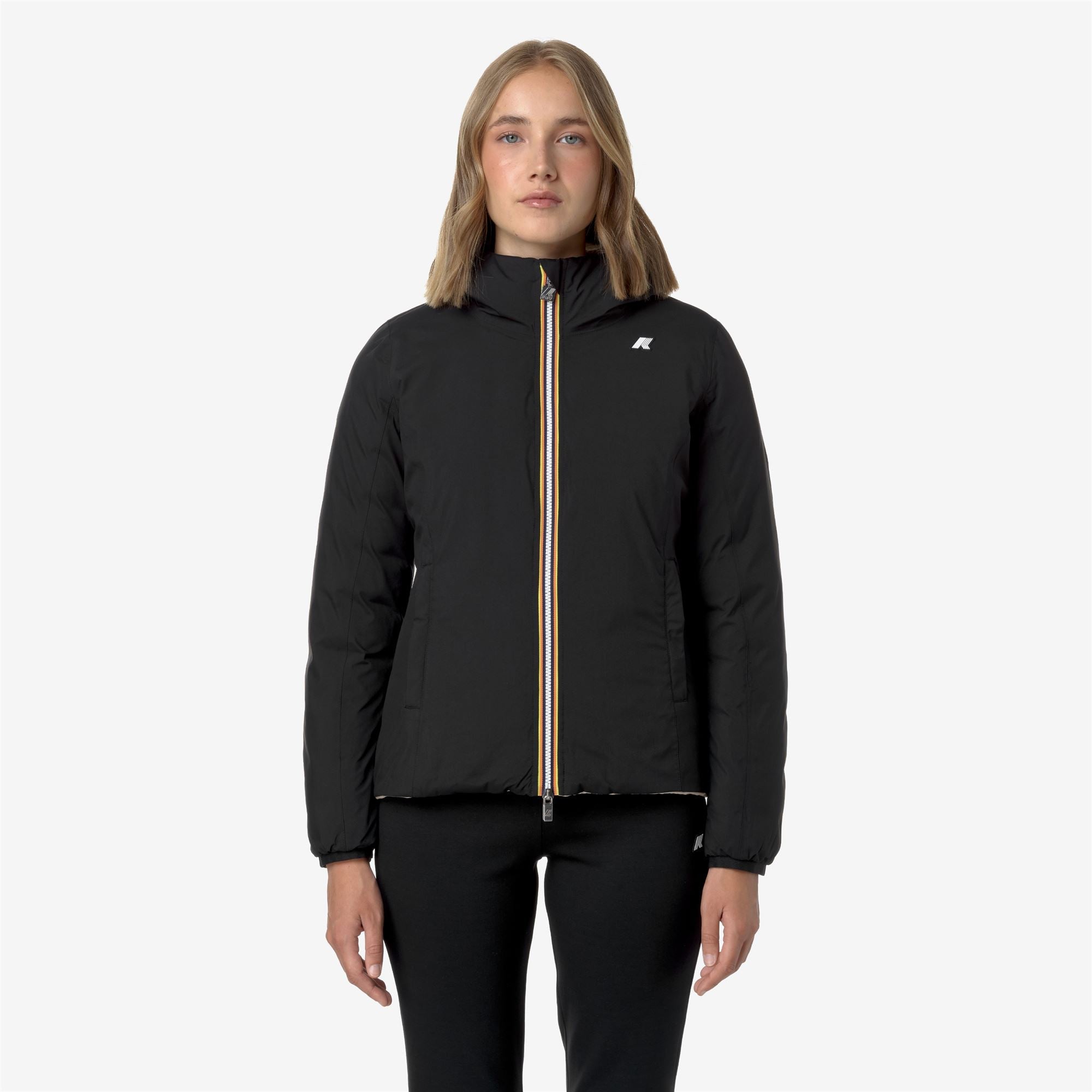 LILY ST THERMO REVERSIBLE - Jackets - Short - Woman - BLACK P-BEIGE G