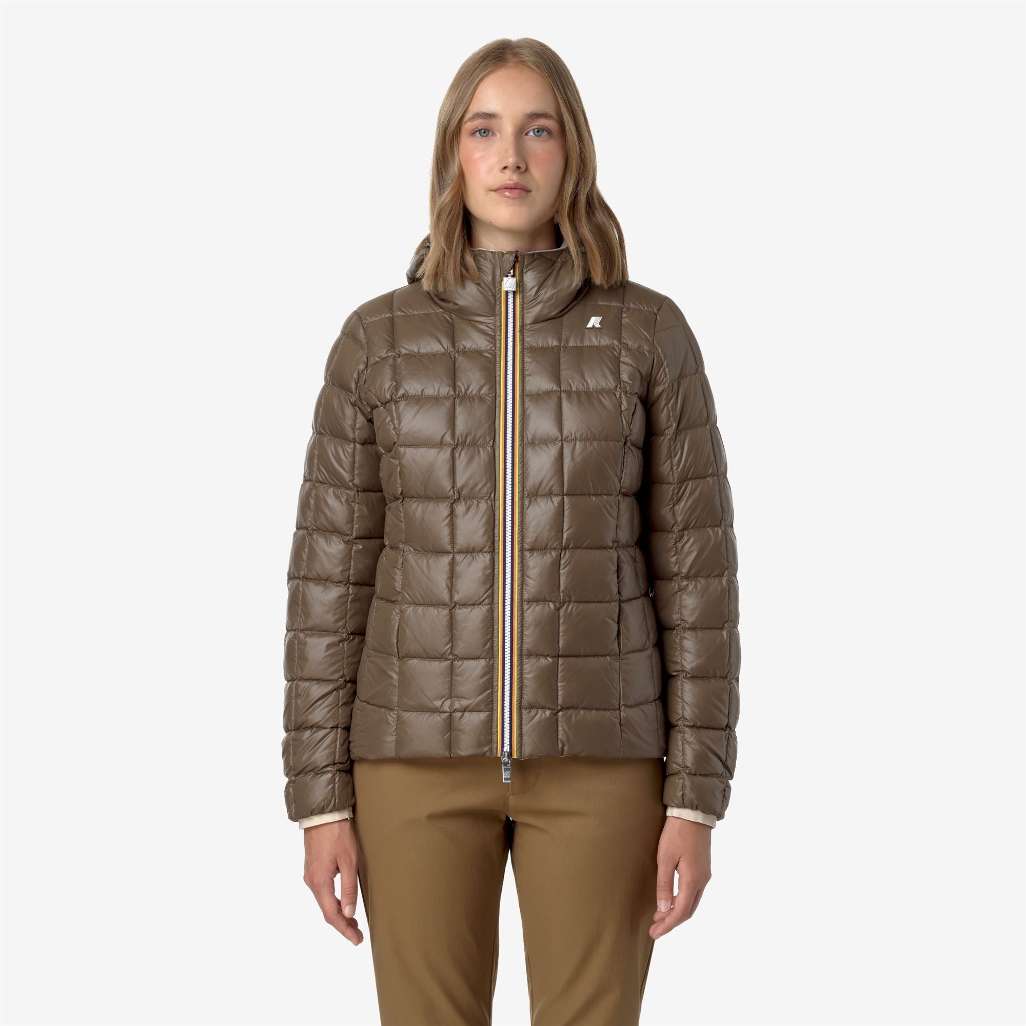 LILY ST THERMO REVERSIBLE - Jackets - Short - Woman - PINK T-BROWN G