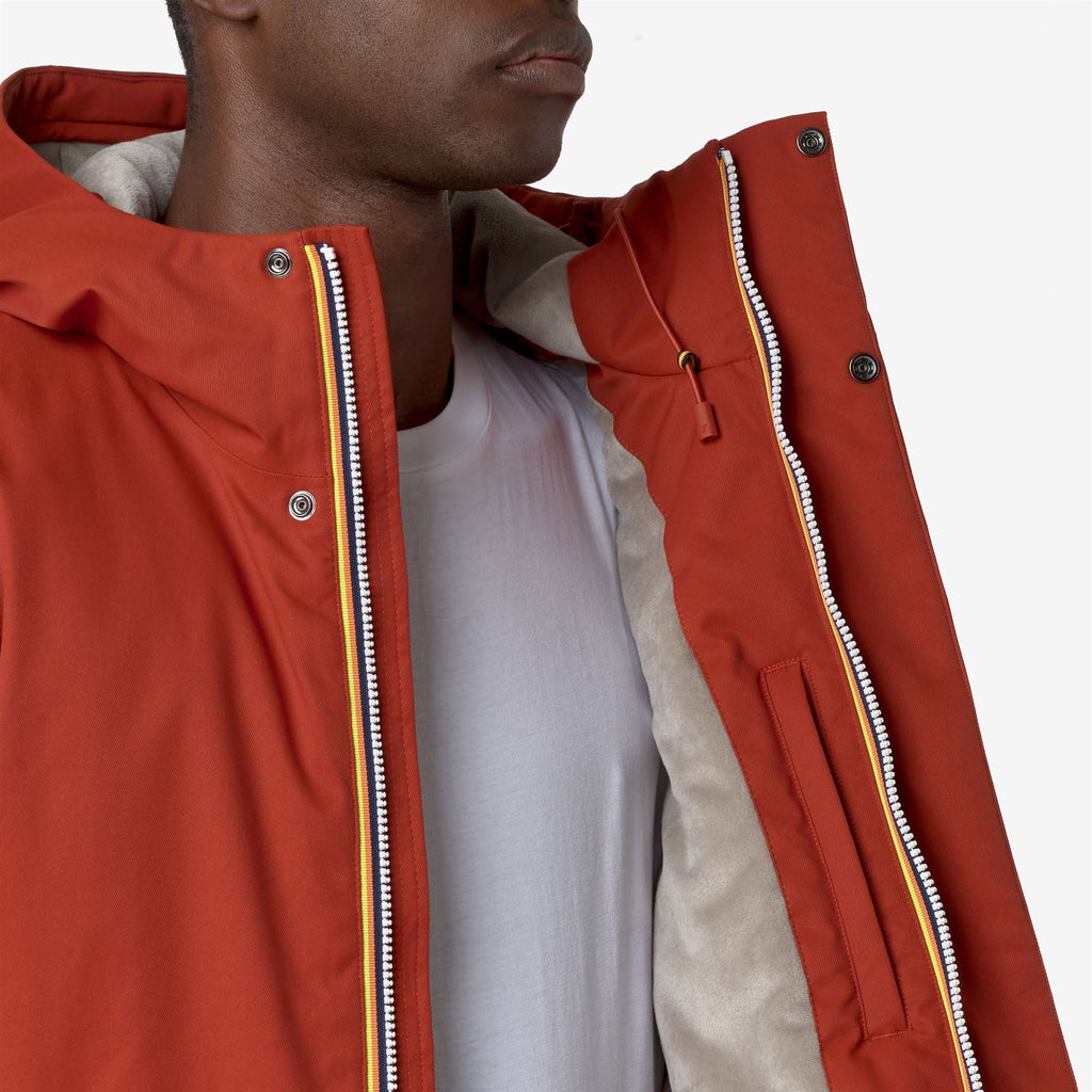 JACKO TWILL MARMOTTA - Jackets - Short - Man - RED P-GREY B