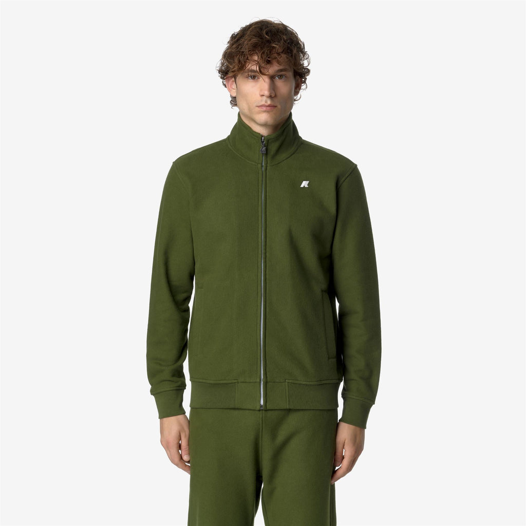 FINN HEAVY FLEECE - Fleece - Jacket - Man - GREEN CYPRESS