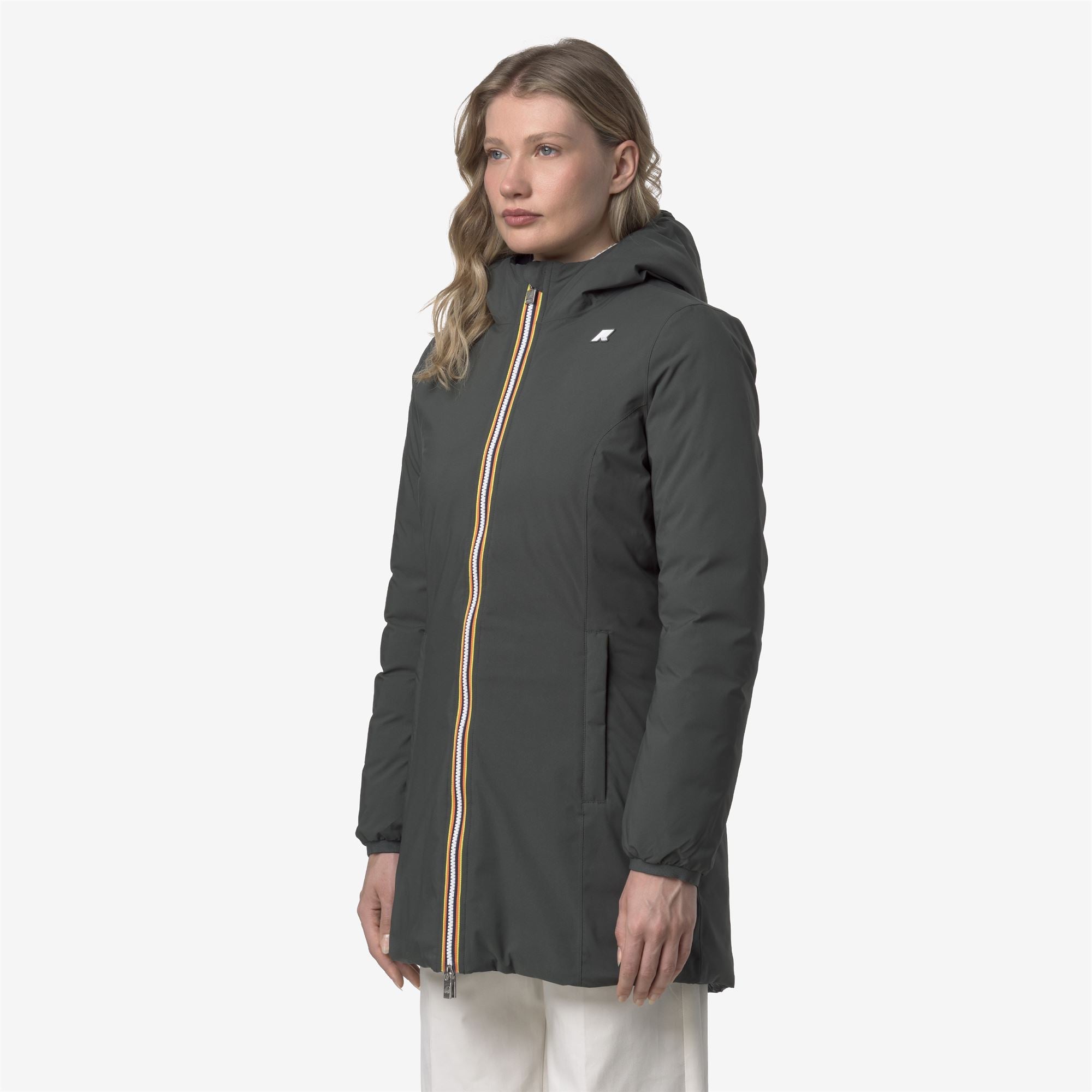 DENISE ST THERMO REVERSIBLE - Jackets - 3/4 LENGTH - Woman - GREEN BLACKISH-BLACK PURE