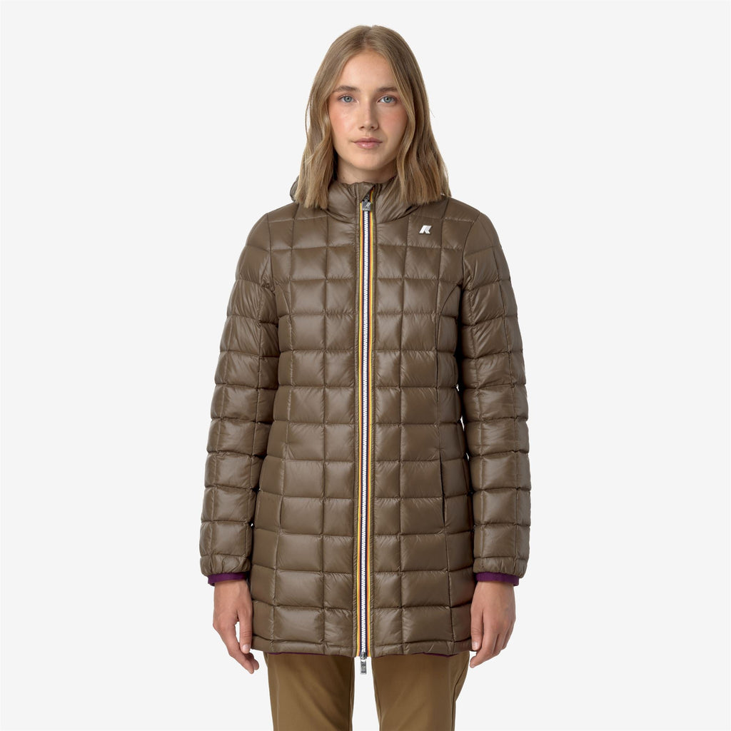 DENISE ST THERMO REVERSIBLE - Jackets - 3/4 LENGTH - Woman - VIOLET DK P-BROWN G