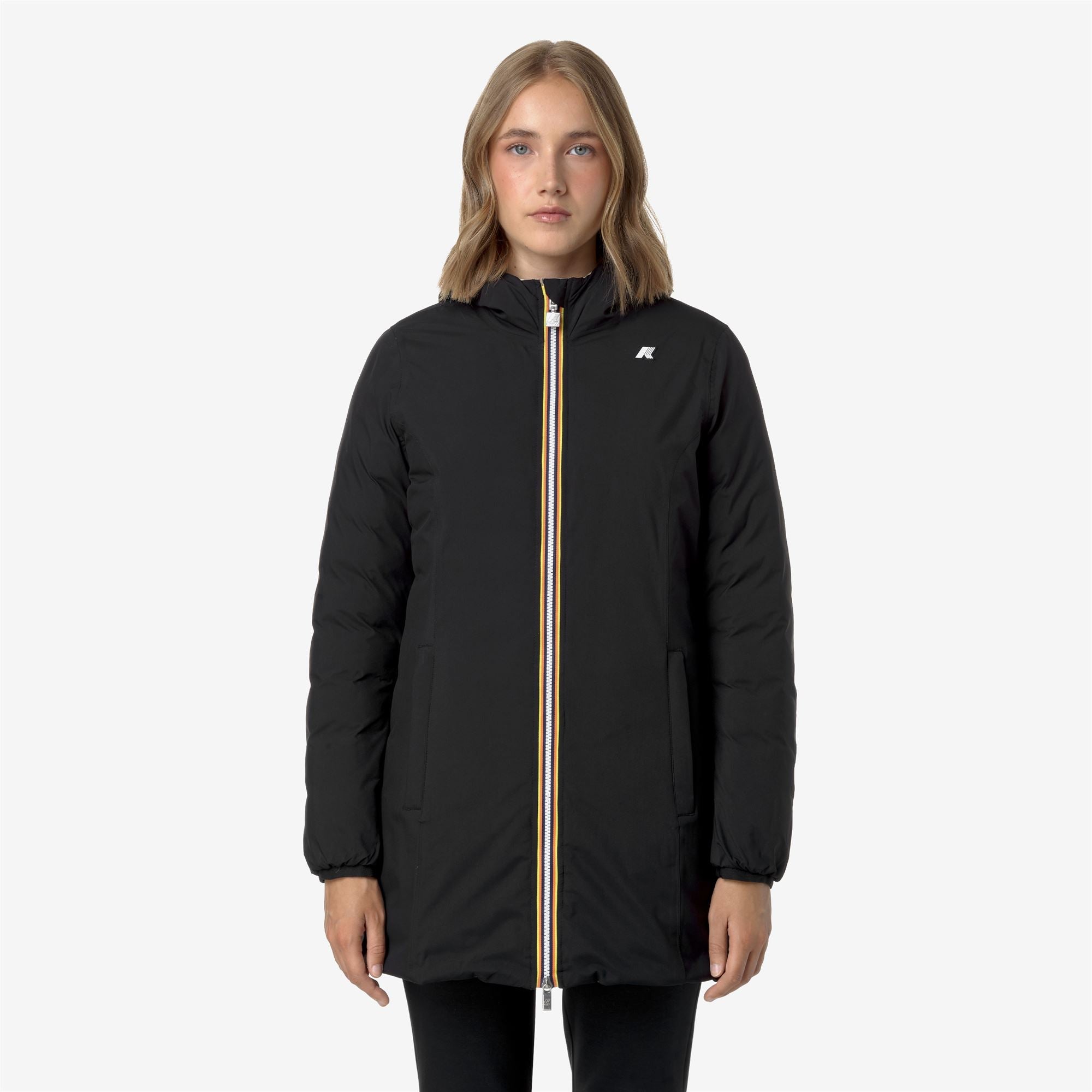 DENISE ST THERMO REVERSIBLE - Jackets - 3/4 LENGTH - Woman - BLACK P-BEIGE G