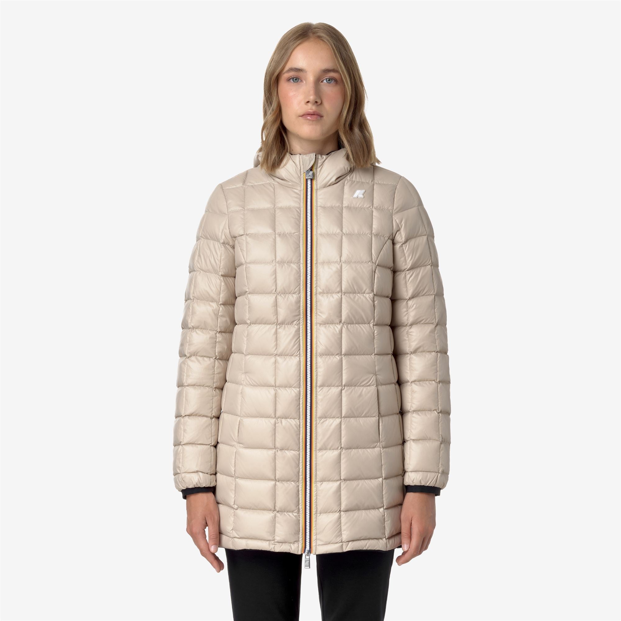 DENISE ST THERMO REVERSIBLE - Jackets - 3/4 LENGTH - Woman - BLACK P-BEIGE G