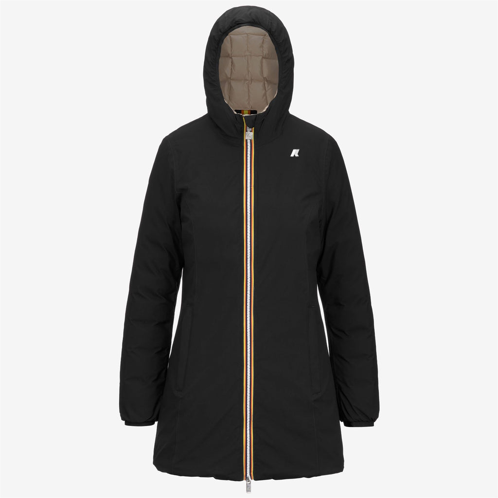 DENISE ST THERMO REVERSIBLE - Jackets - 3/4 LENGTH - Woman - BLACK P-BEIGE G