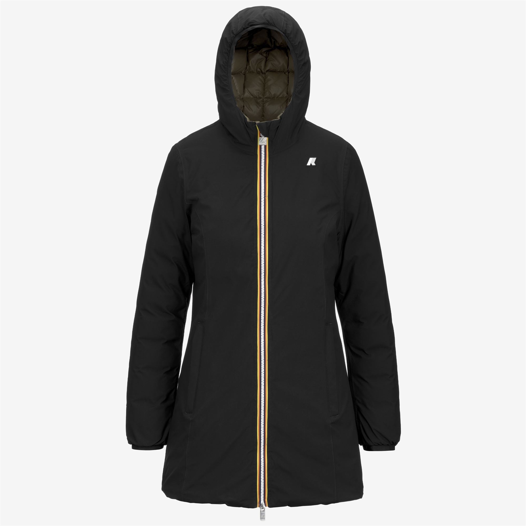 DENISE ST THERMO REVERSIBLE - Jackets - 3/4 LENGTH - Woman - BLACK P-GREEN C