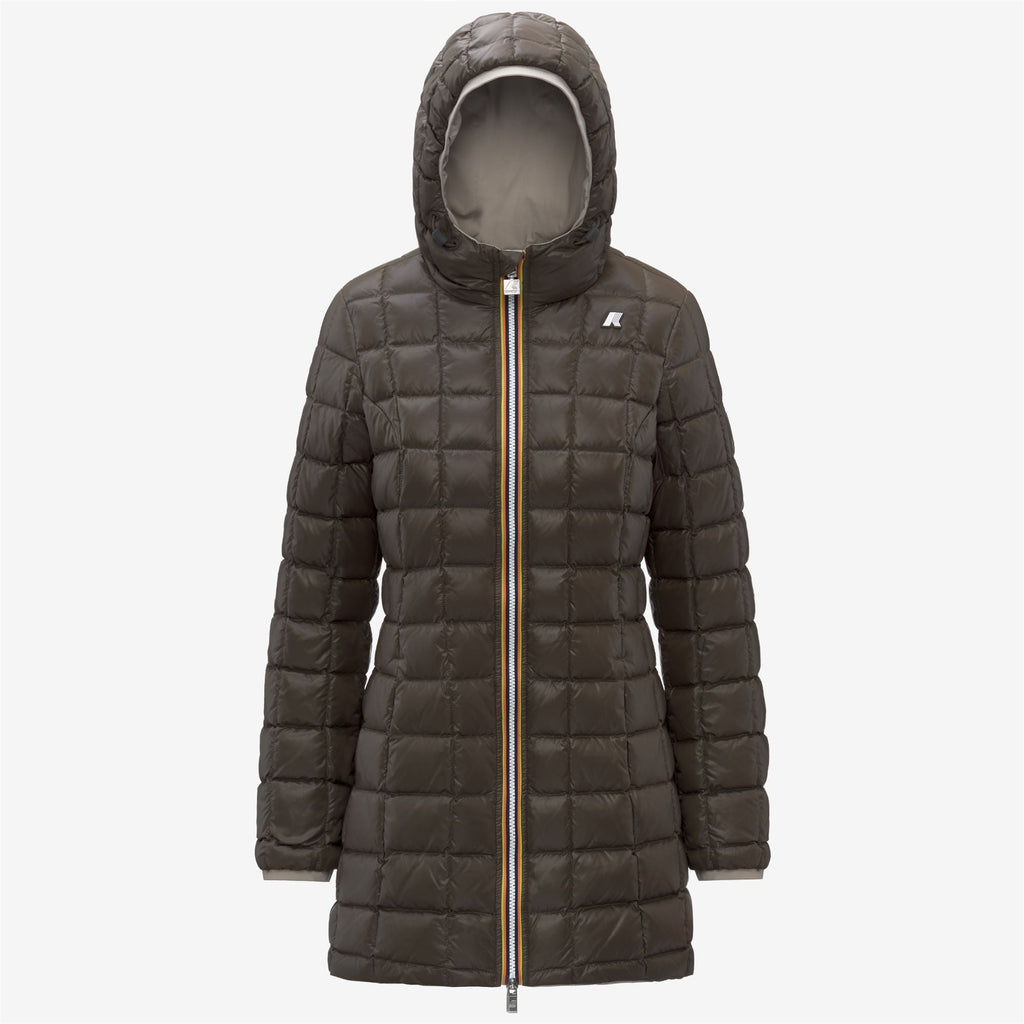 DENISE ST THERMO REVERSIBLE - Jackets - 3/4 LENGTH - Woman - BEIGE CASHMERE-BLACK OLIVE