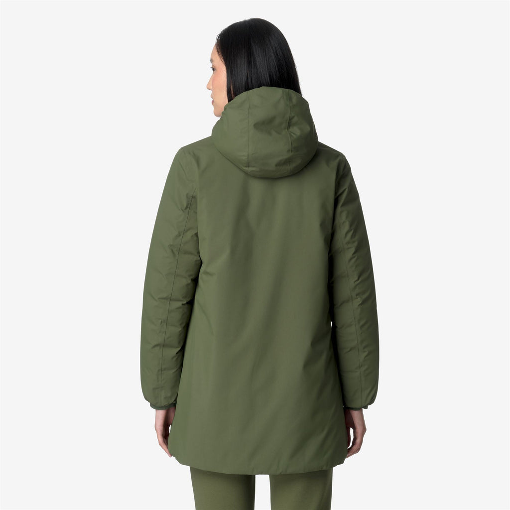 SOPHIE ST THERMO REVERSIBLE - Jackets - Mid - Woman - GREEN C-BLACK P