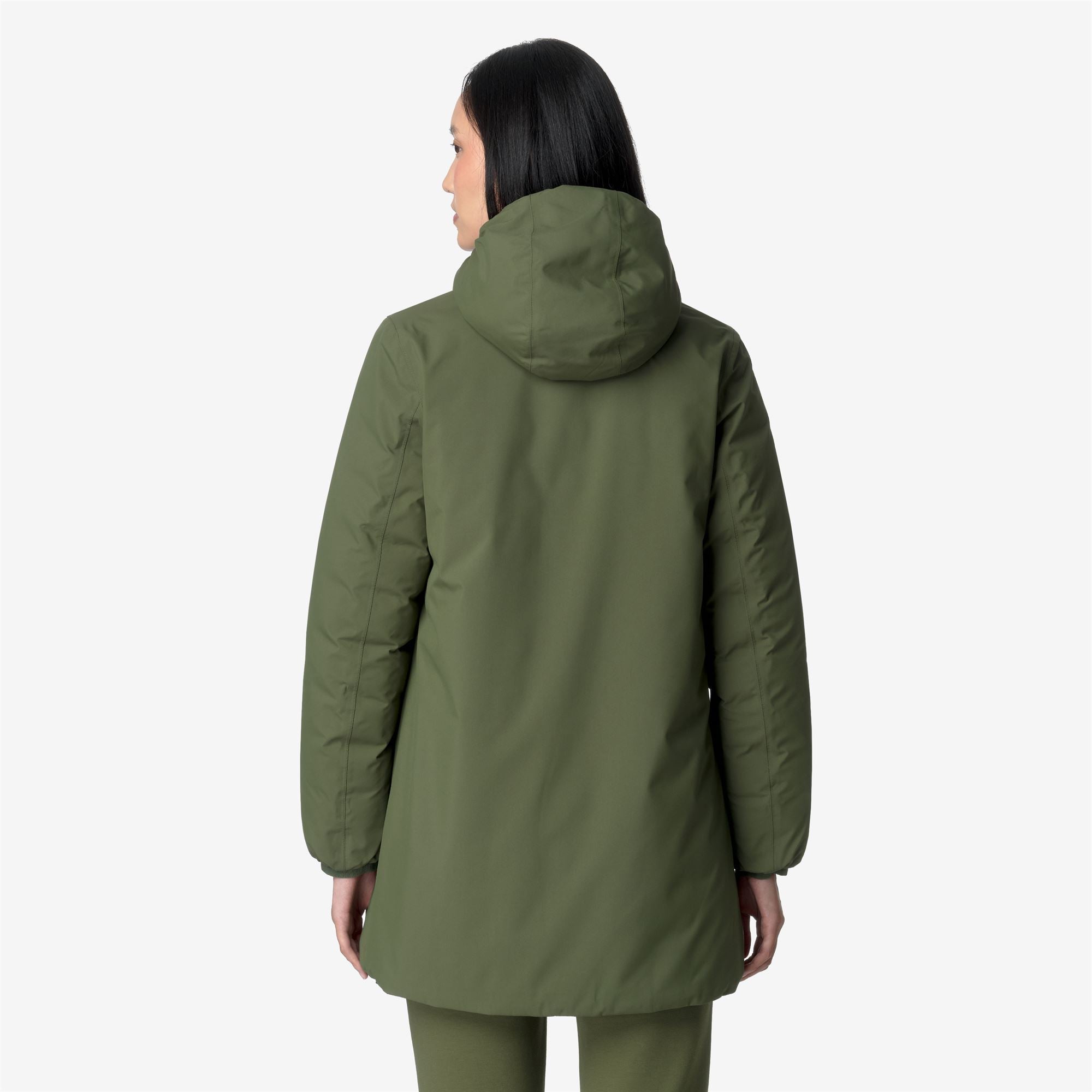 SOPHIE ST THERMO REVERSIBLE - Jackets - Mid - Woman - GREEN C-BLACK P