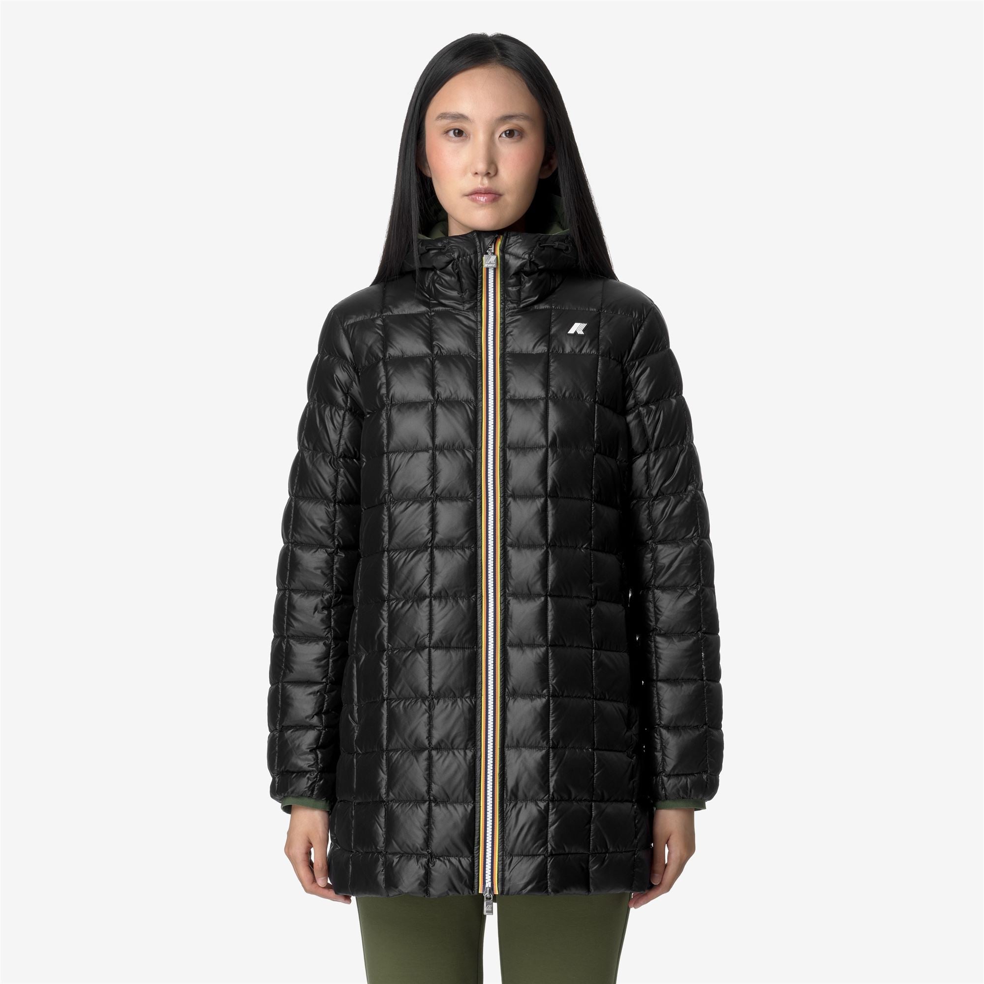 SOPHIE ST THERMO REVERSIBLE - Jackets - Mid - Woman - GREEN C-BLACK P