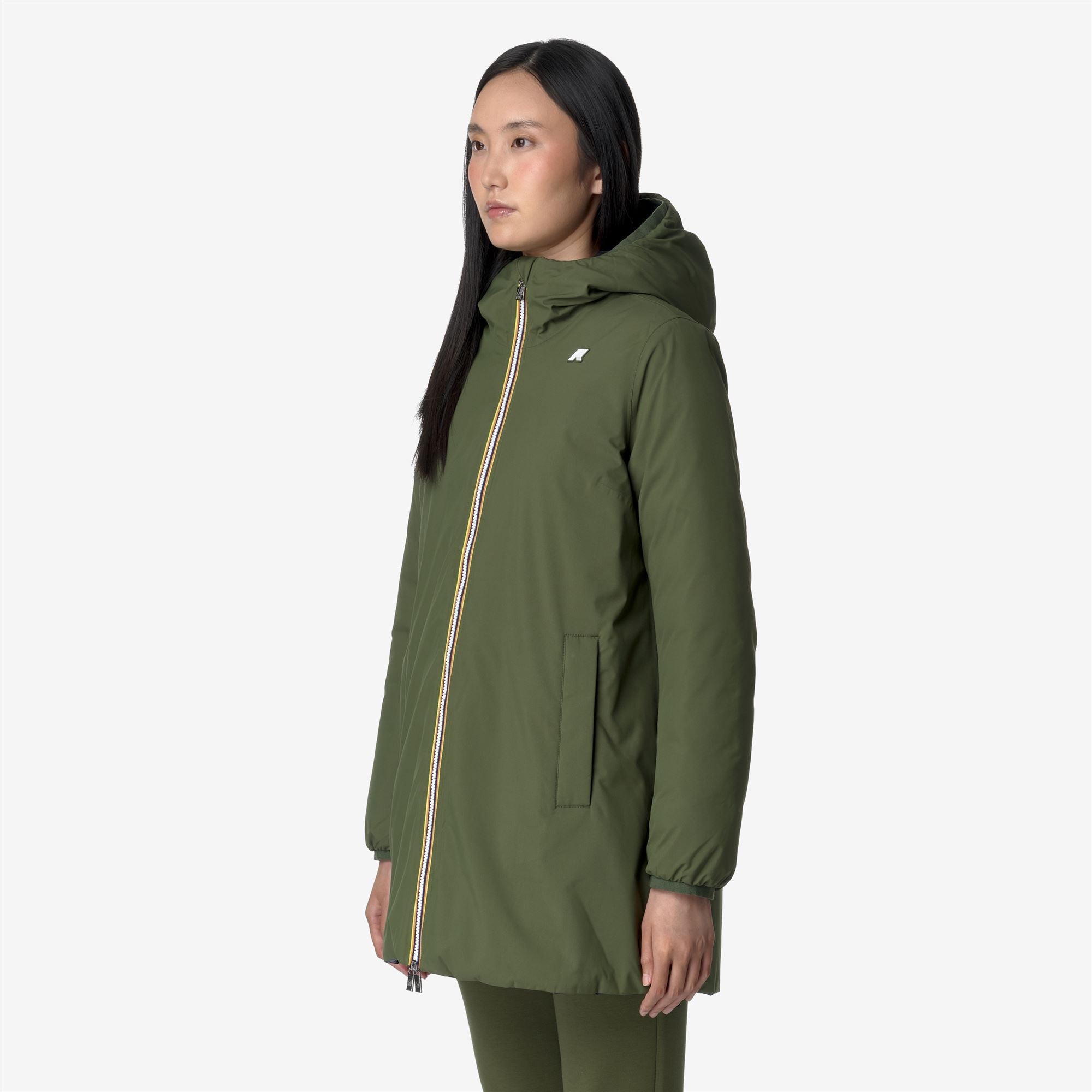 SOPHIE ST THERMO REVERSIBLE - Jackets - Mid - Woman - GREEN C-BLACK P