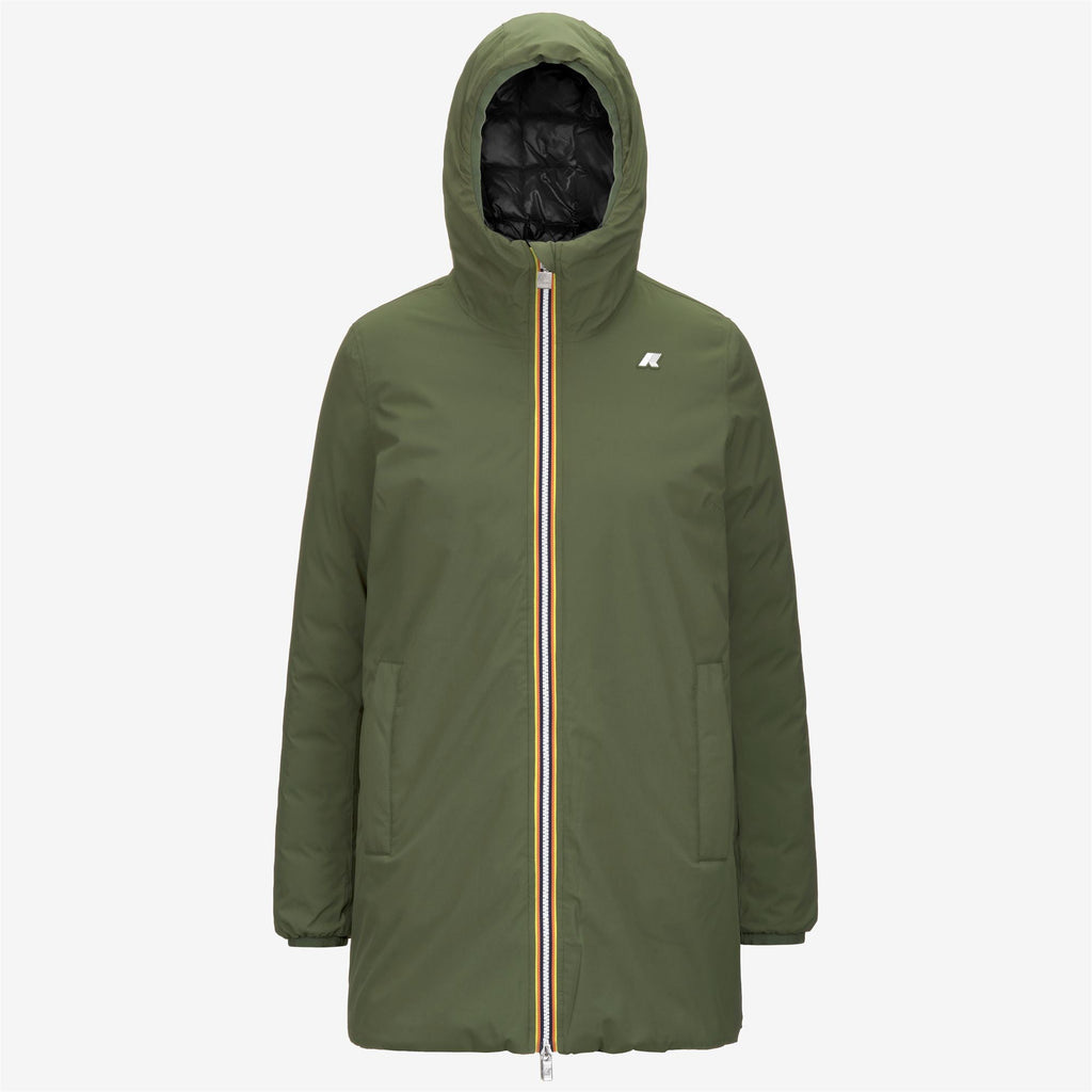 SOPHIE ST THERMO REVERSIBLE - Jackets - Mid - Woman - GREEN C-BLACK P