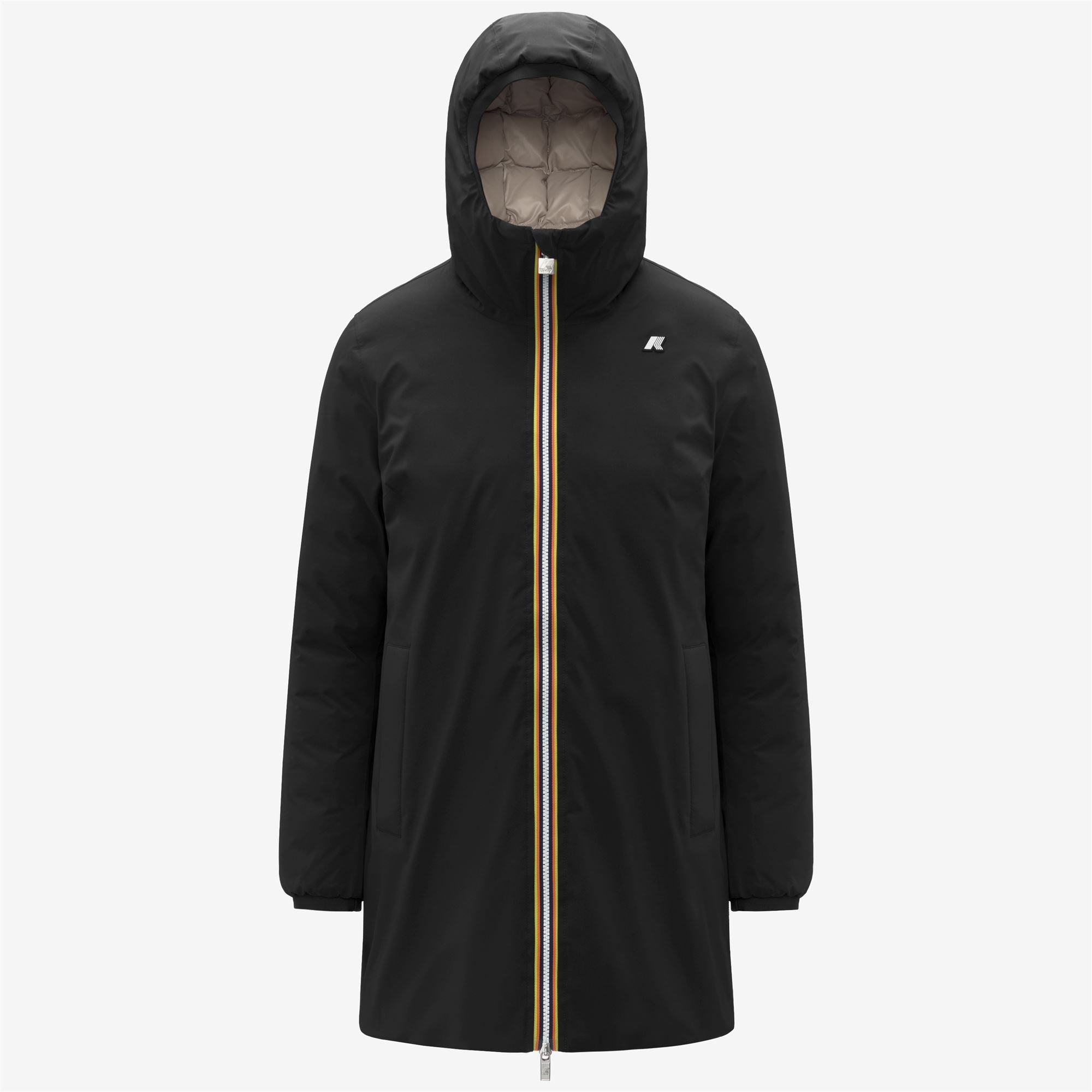 SOPHIE ST THERMO REVERSIBLE - Jackets - Mid - Woman - BLACK PURE-BEIGE CASHMERE