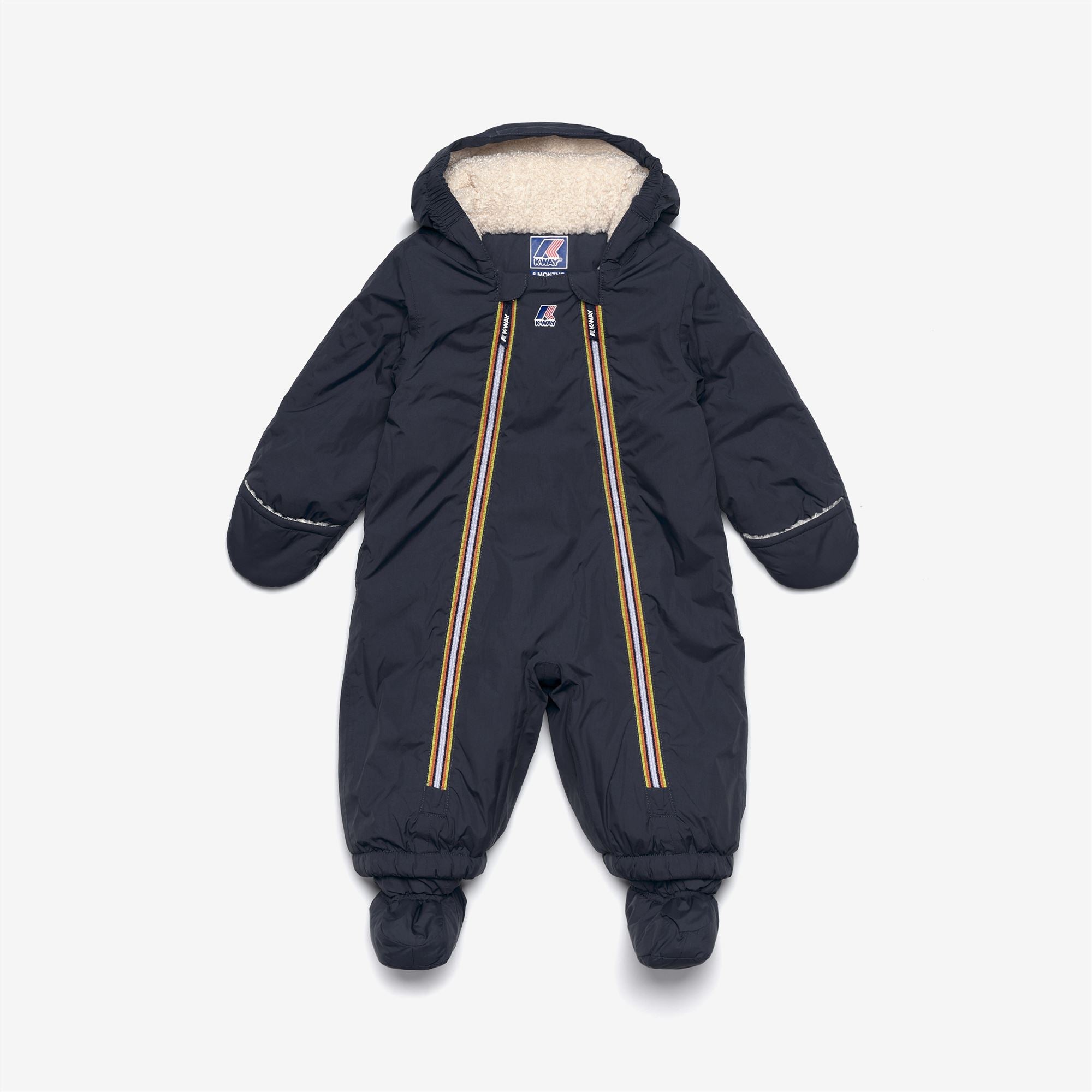 E. LE VRAI 4.0 SNOTTY ORSETTO - Sport Suits - TRACKSUIT - Kid unisex - BLUE DEPTH