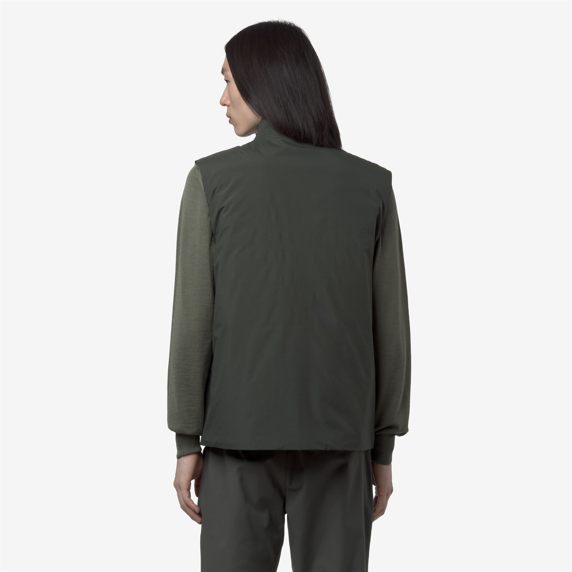 VALEN WARM OTTOMAN - Jackets - Vest - Man - GREEN BLACKISH