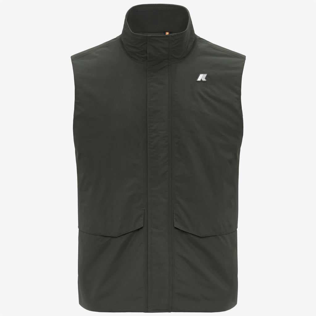 VALEN WARM OTTOMAN - Jackets - Vest - Man - GREEN BLACKISH