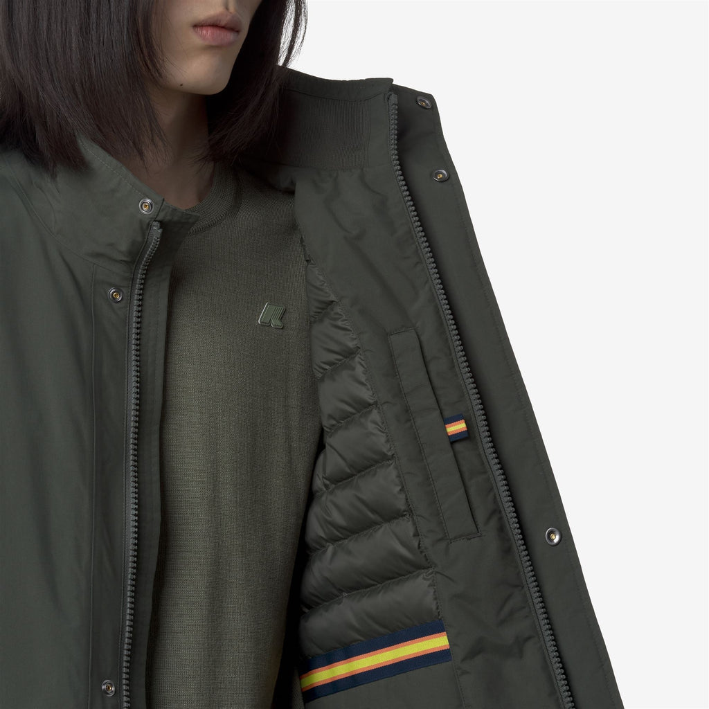 VALEN WARM OTTOMAN - Jackets - Vest - Man - GREEN BLACKISH