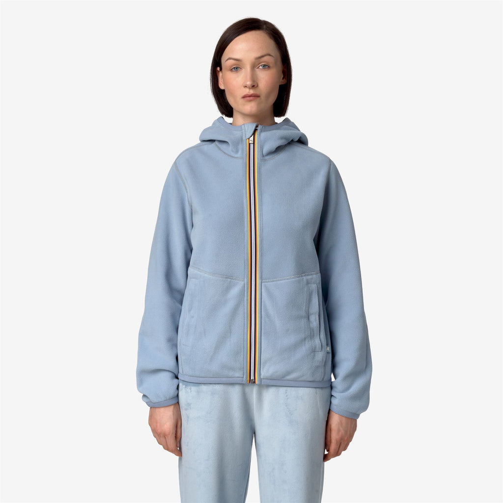 LILY VELOUR POLAR REVERSIBLE - Fleece - Jacket - Woman - BLUE A-BLUE A
