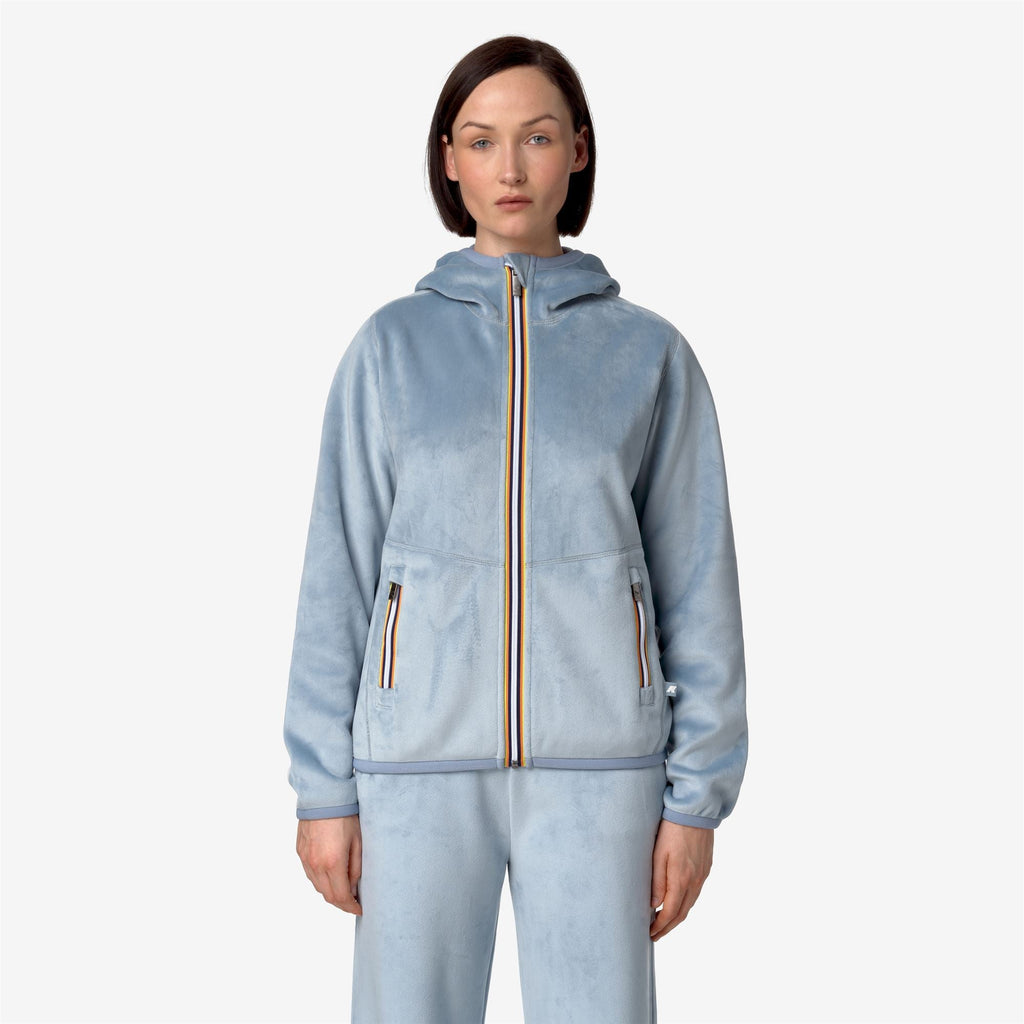 LILY VELOUR POLAR REVERSIBLE - Fleece - Jacket - Woman - BLUE A-BLUE A
