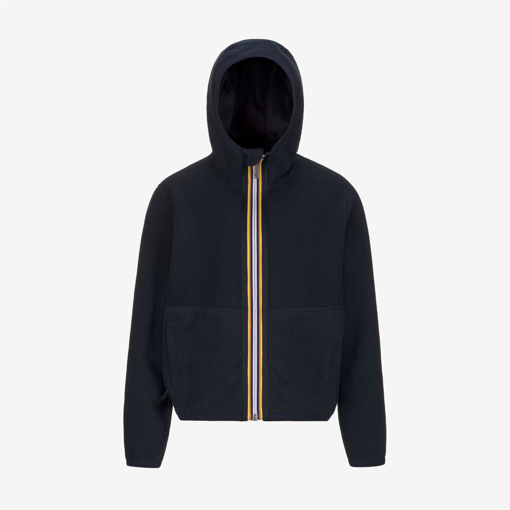 P. LILY VELOUR POLAR REVERSIBLE - Fleece - Jacket - Girl - BLUE DEPTH-BLUE DEPTH